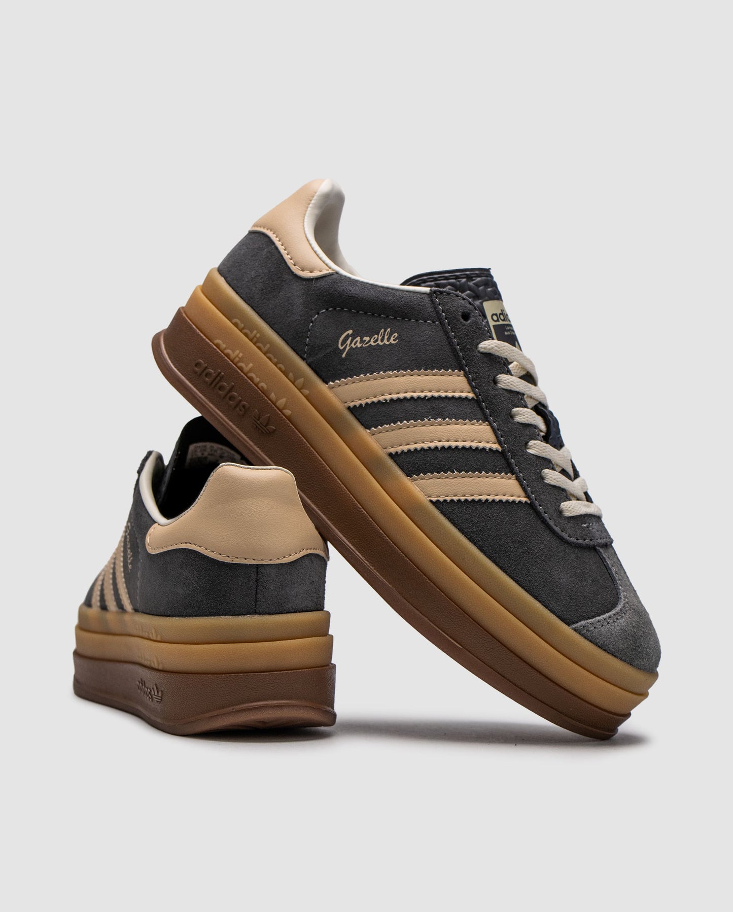 Adidas Gazelle Bold Beige White Gum / Grey Magic Beige Gum