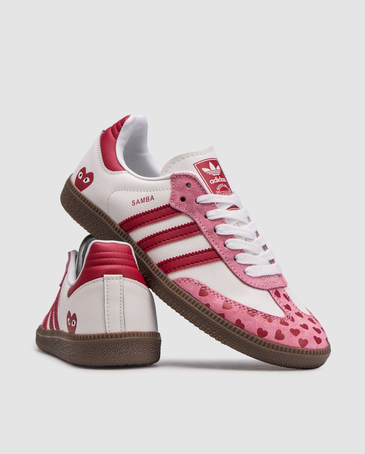 Adidas Samba x Comme des Garçons Play White Pink