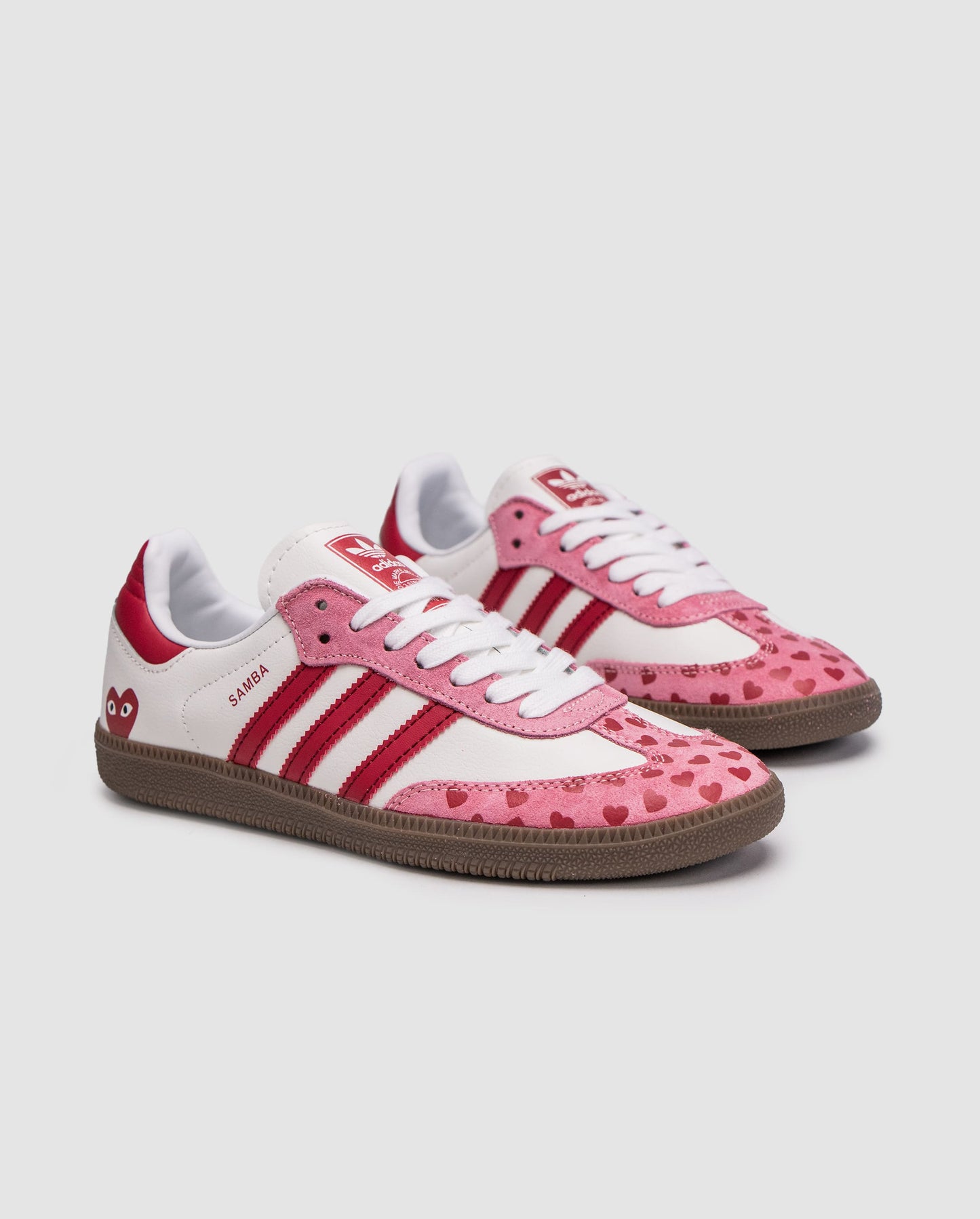 Adidas Samba x Comme des Garçons Play White Pink