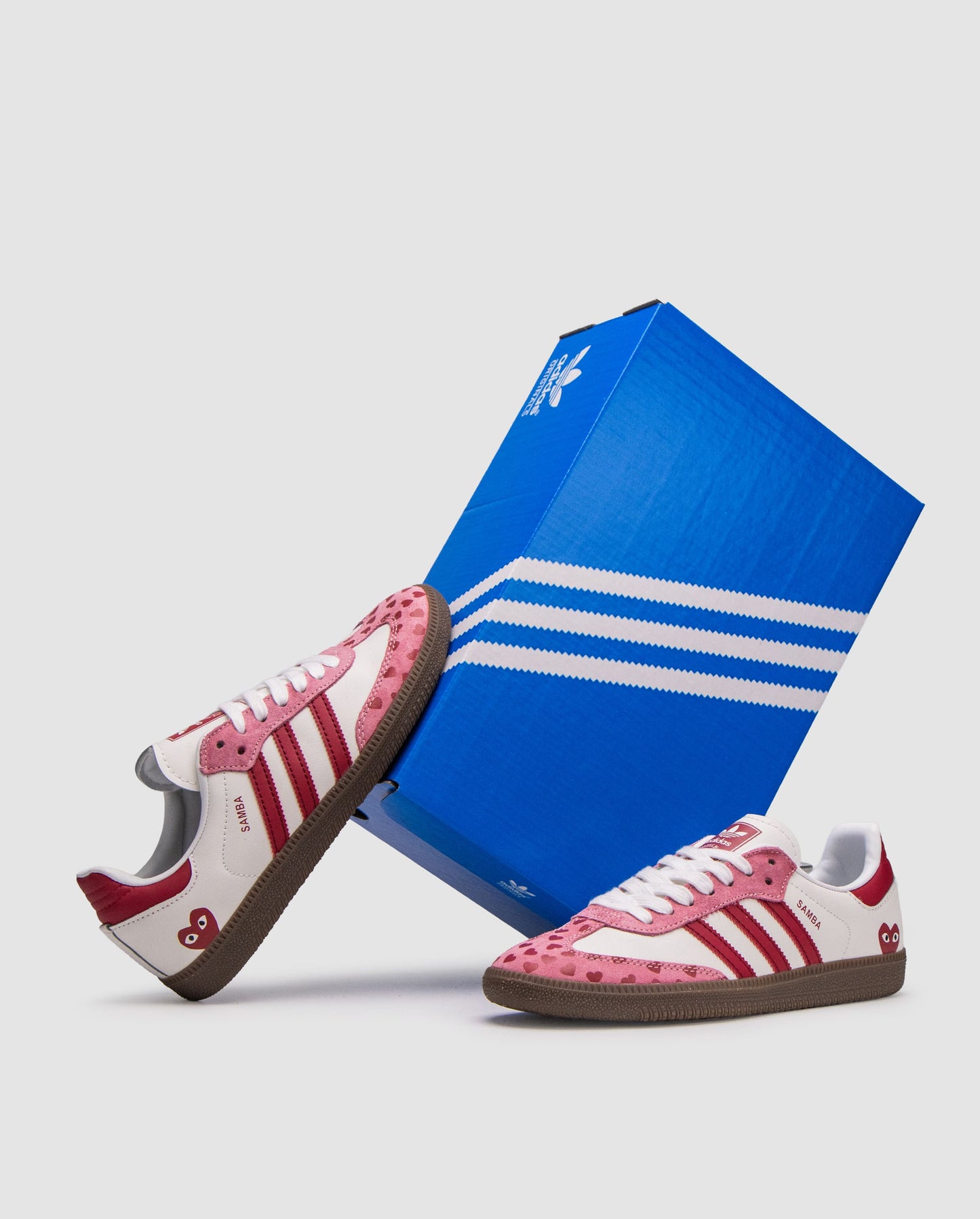 Adidas Samba x Comme des Garçons Play White Pink