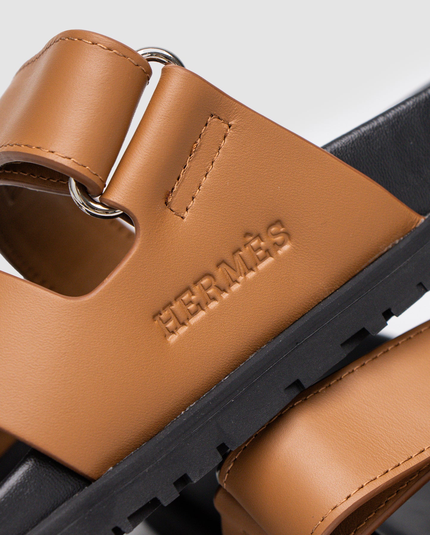 Hermes Chypre Sandals Naturel Calfskin