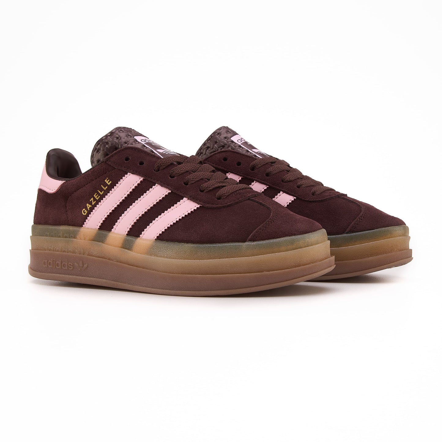 Adidas Gazelle Bold Platform Brown Pink