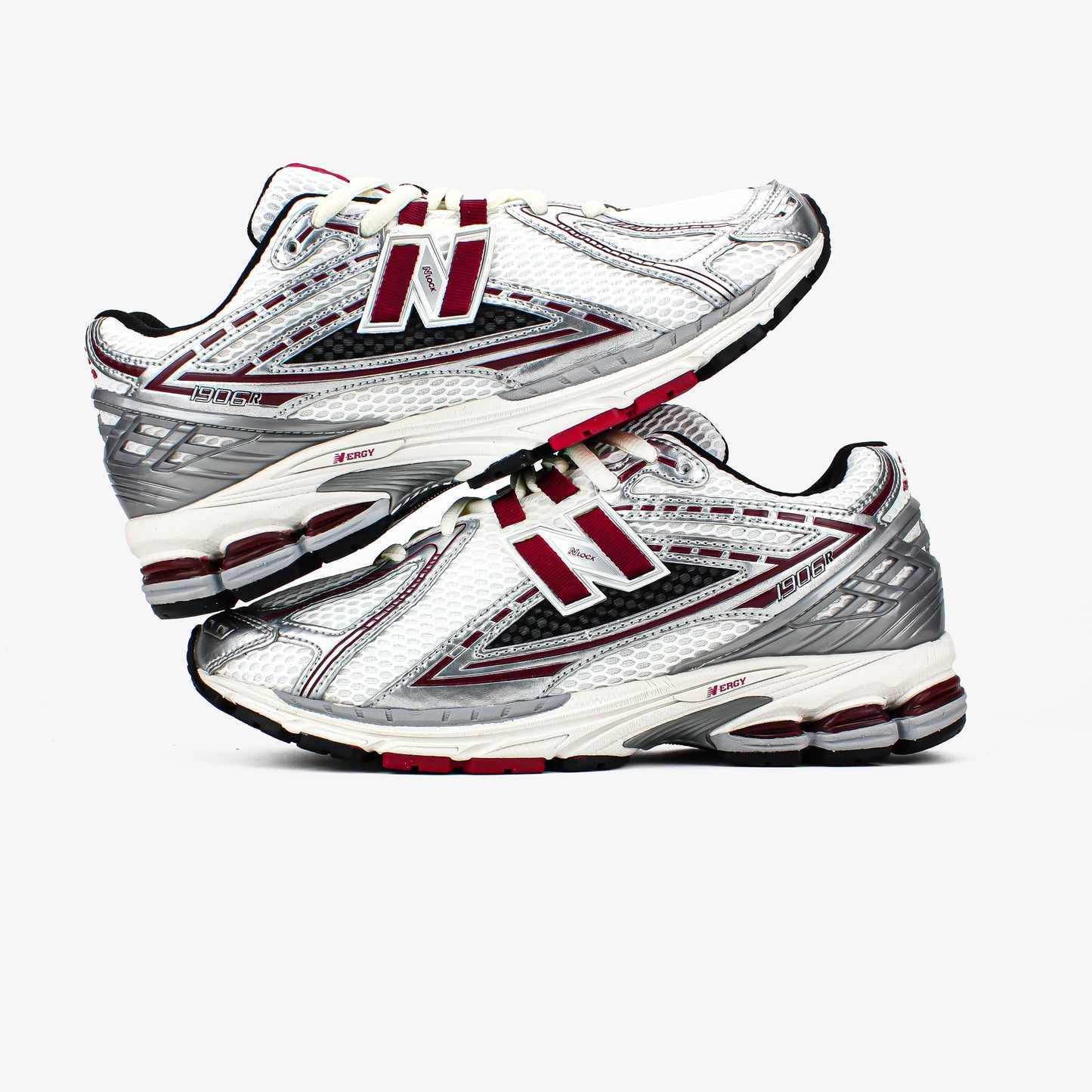 New Balance 1906R Silver Classic Crimson