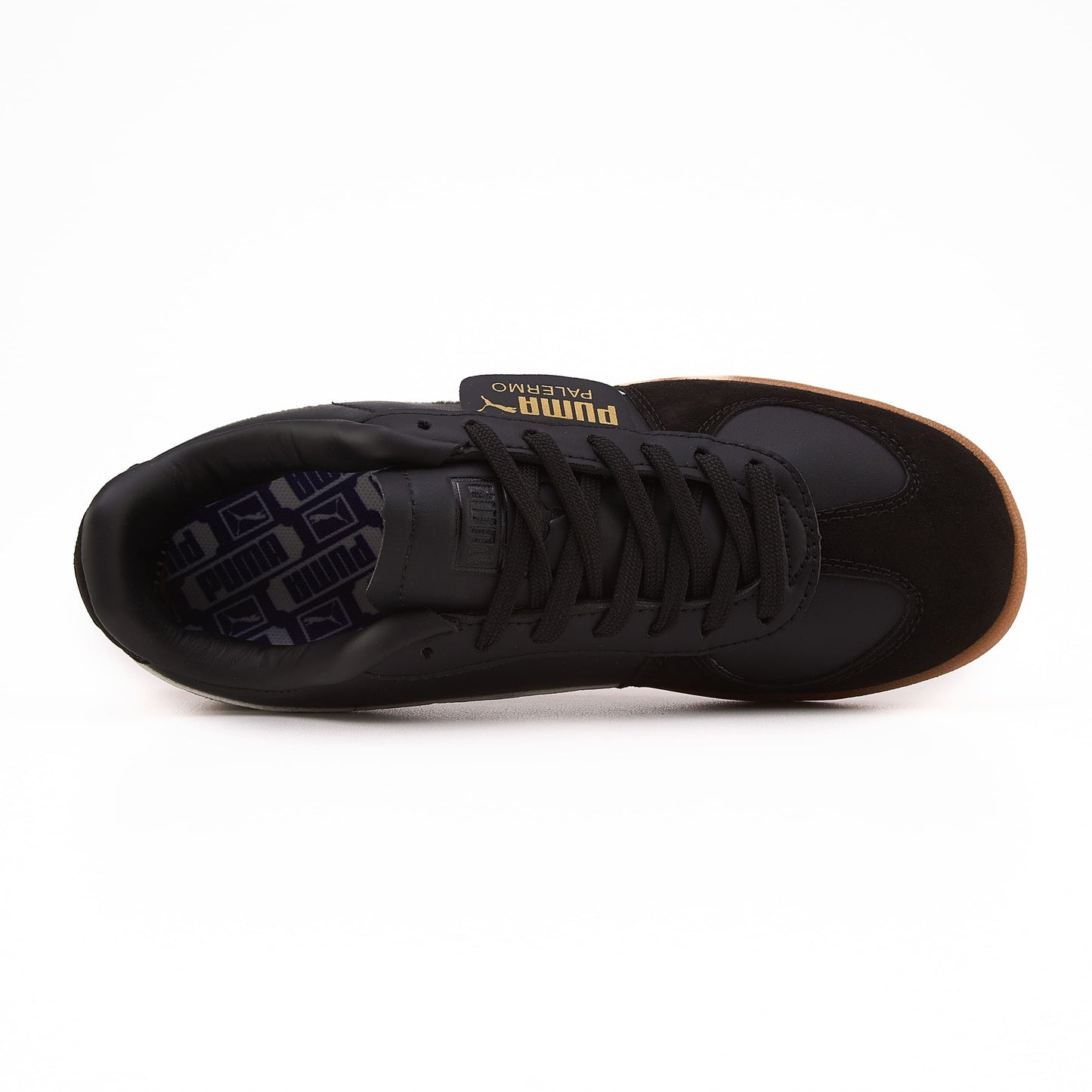 Puma Palermo Leather Black Gray Gum
