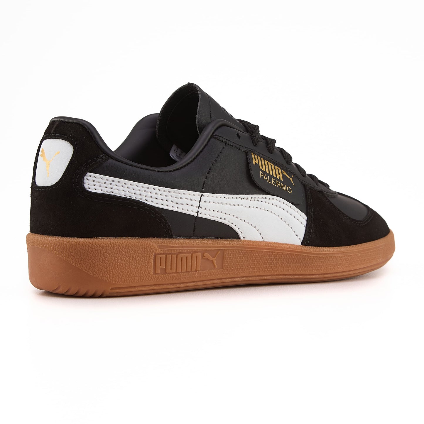 Puma Palermo Leather Black Gray Gum