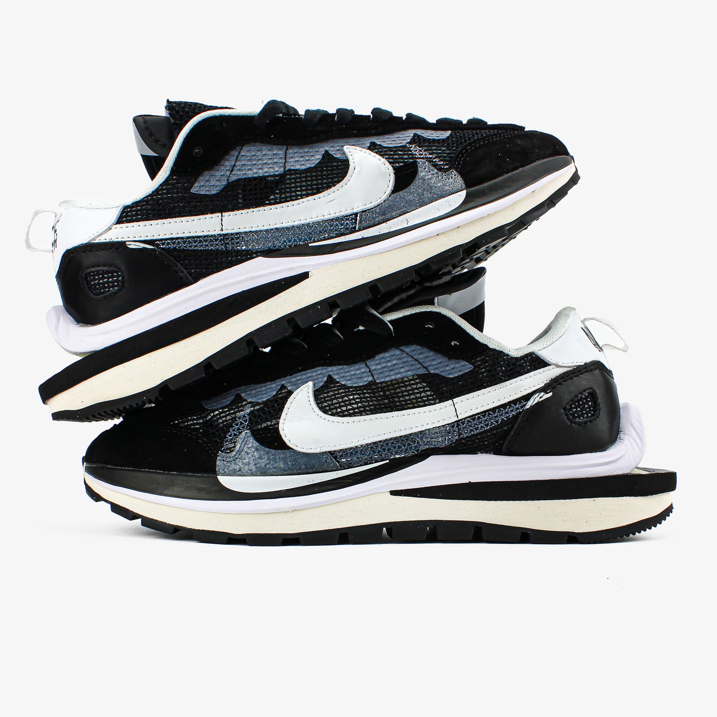 Sacai x Nike VaporWaffle Black White