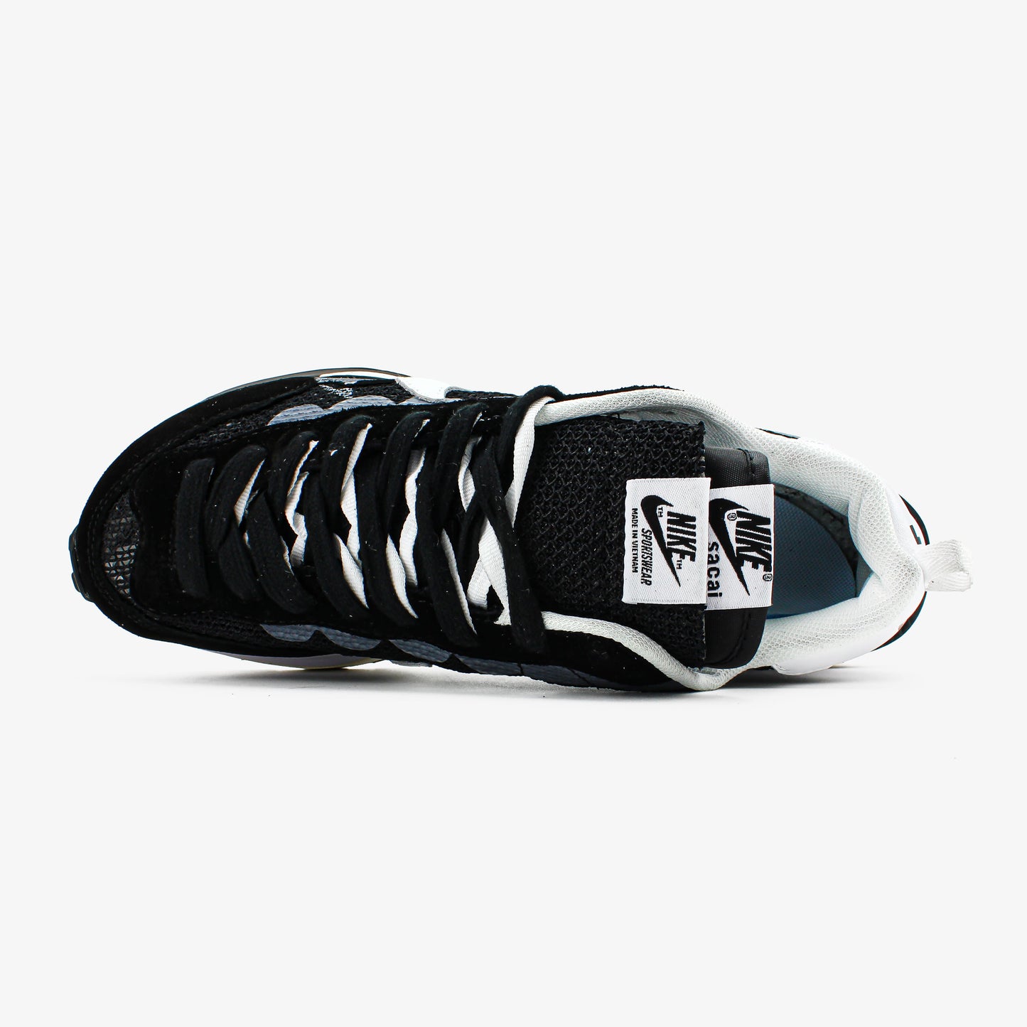 Sacai x Nike VaporWaffle Black White