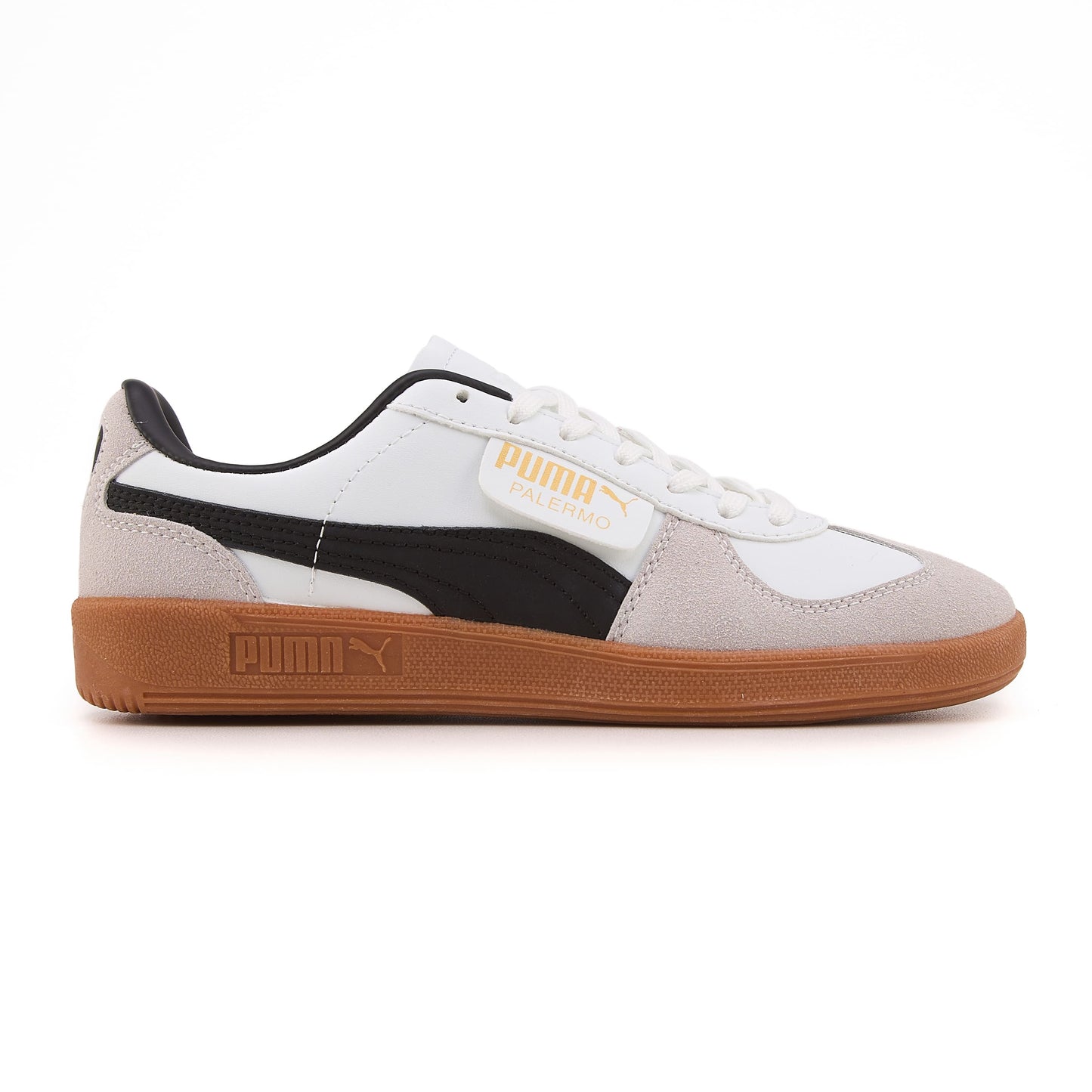 Puma Palermo Leather White Gray Gum
