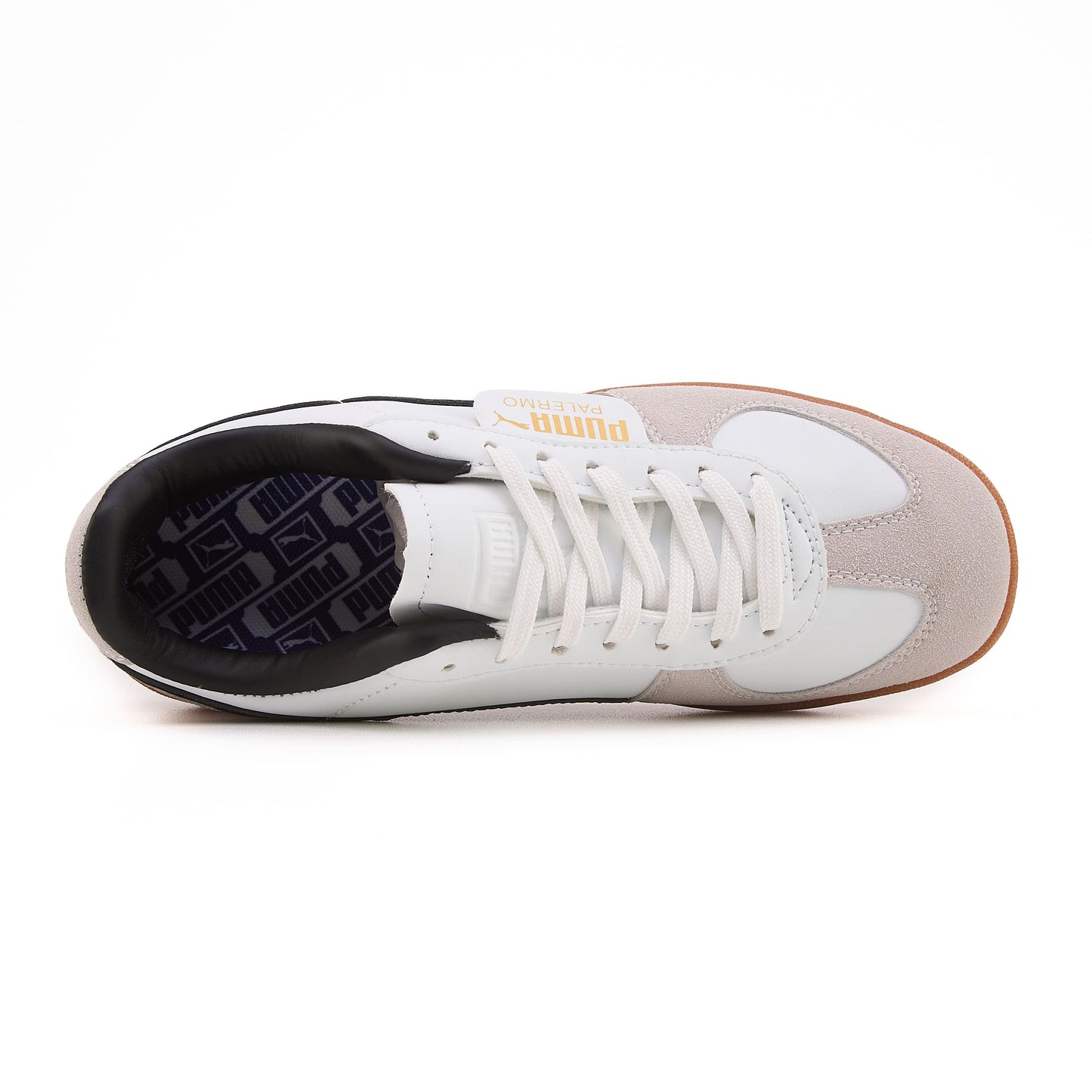 Puma Palermo Leather White Gray Gum
