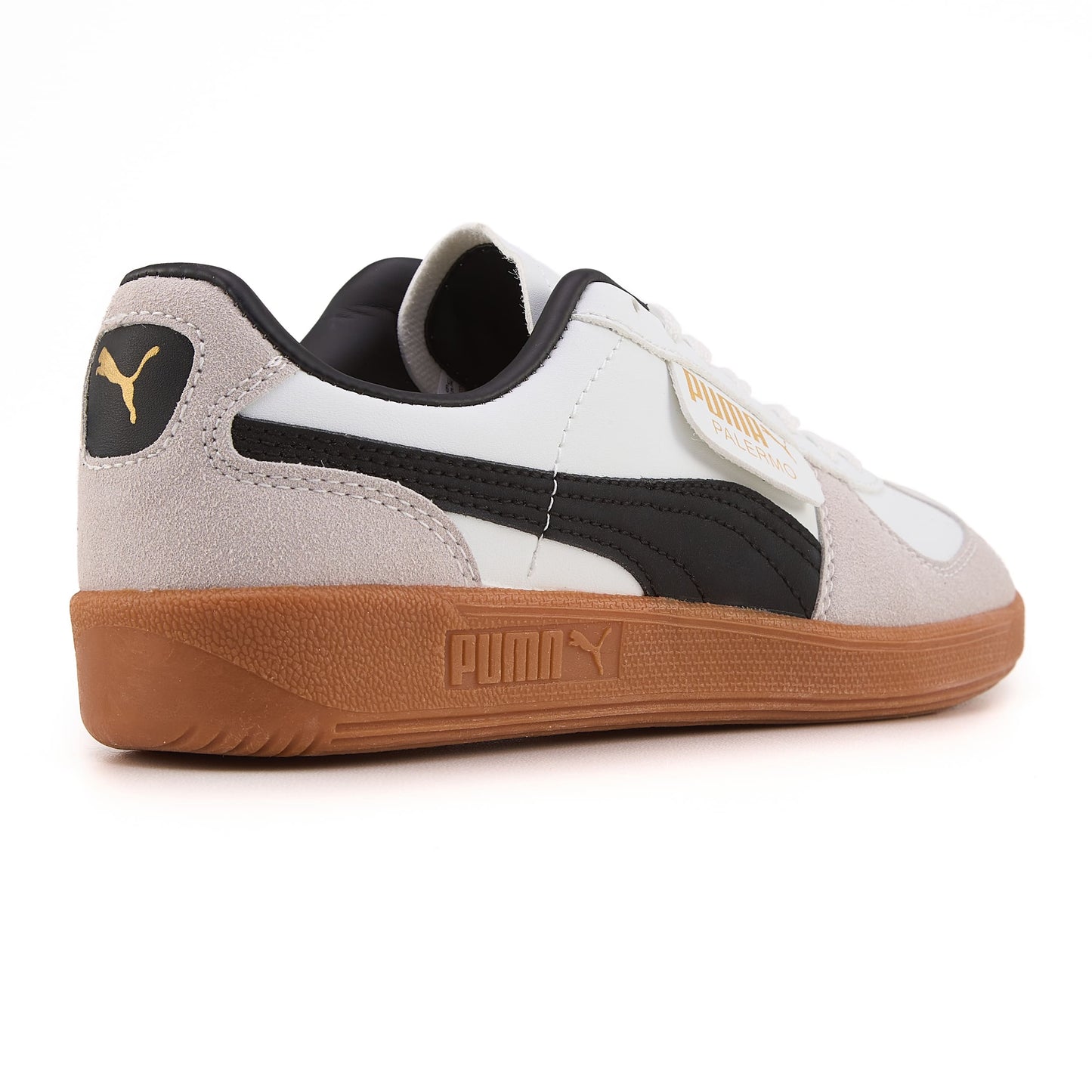 Puma Palermo Leather White Gray Gum