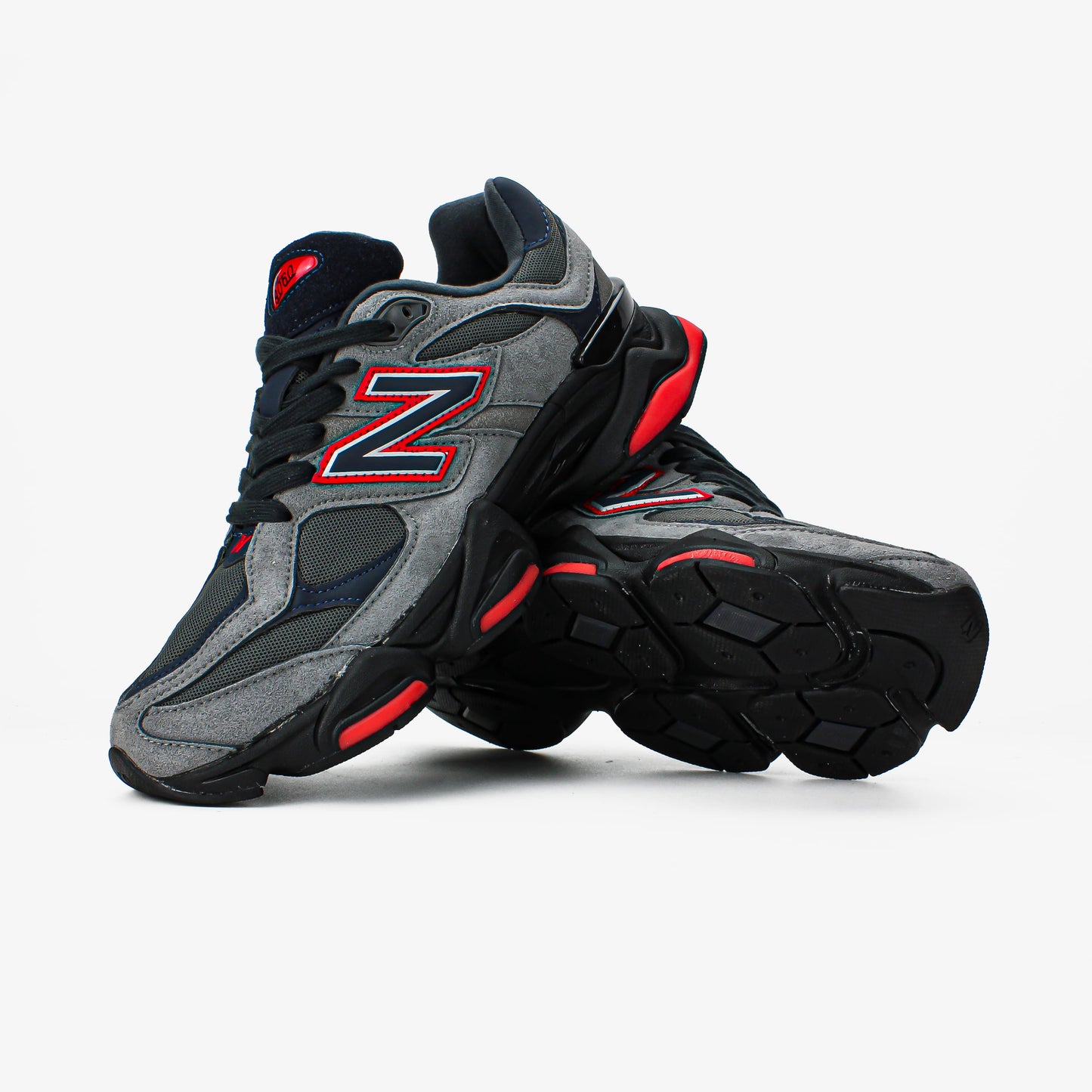 New Balance 9060 Grey Black Red