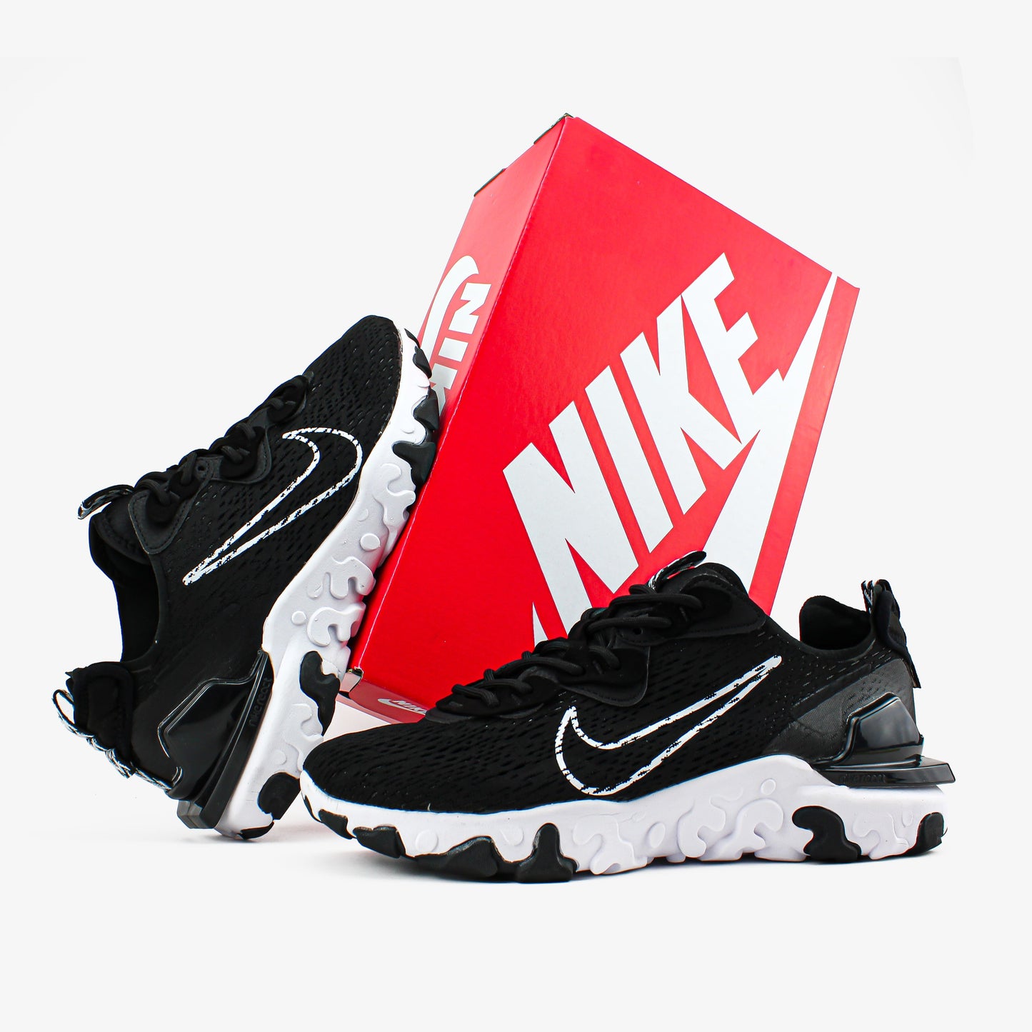 Nike React Vision Black White