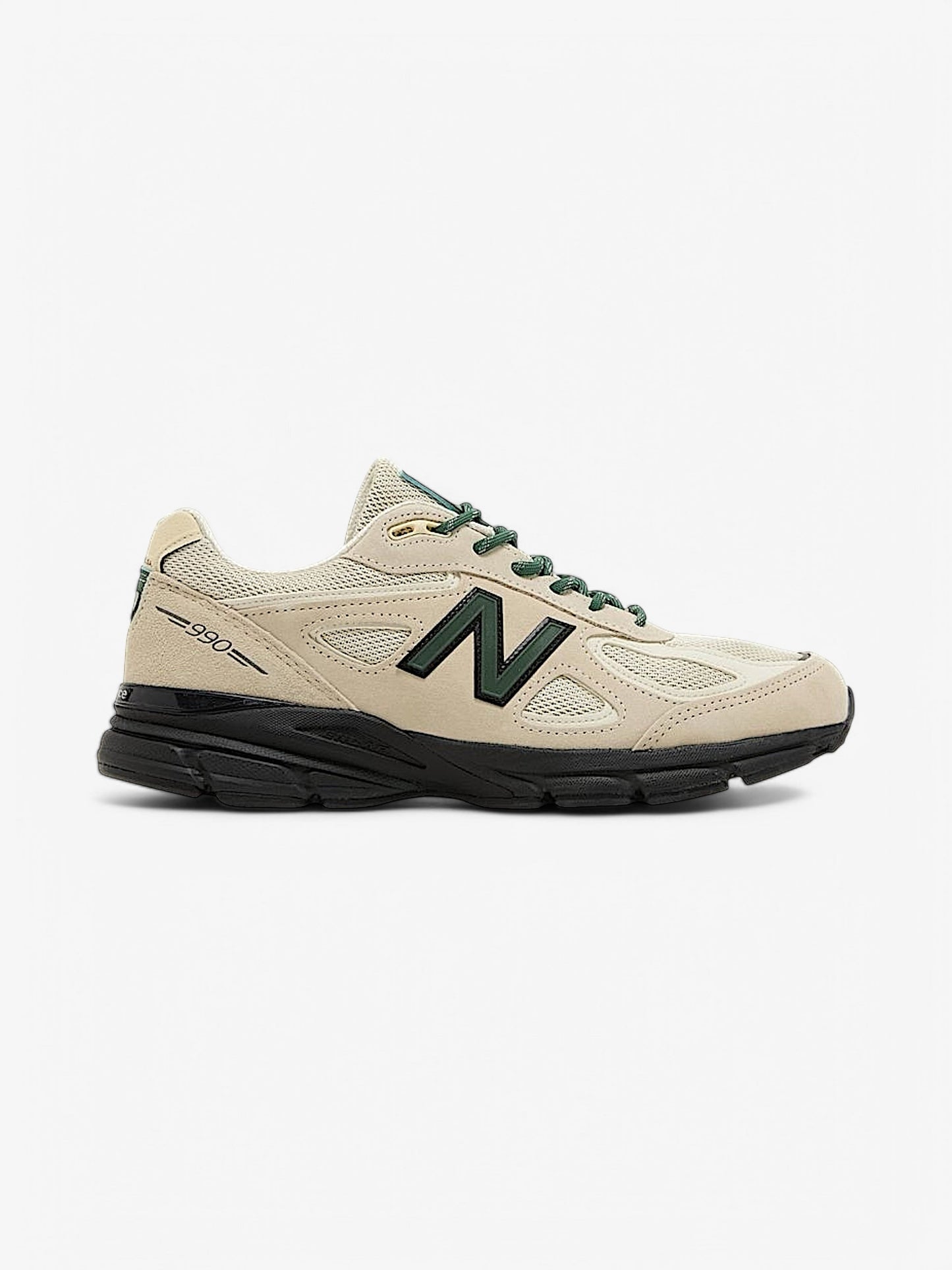New Balance 990v4 Made in USA Macadamia Nut Black