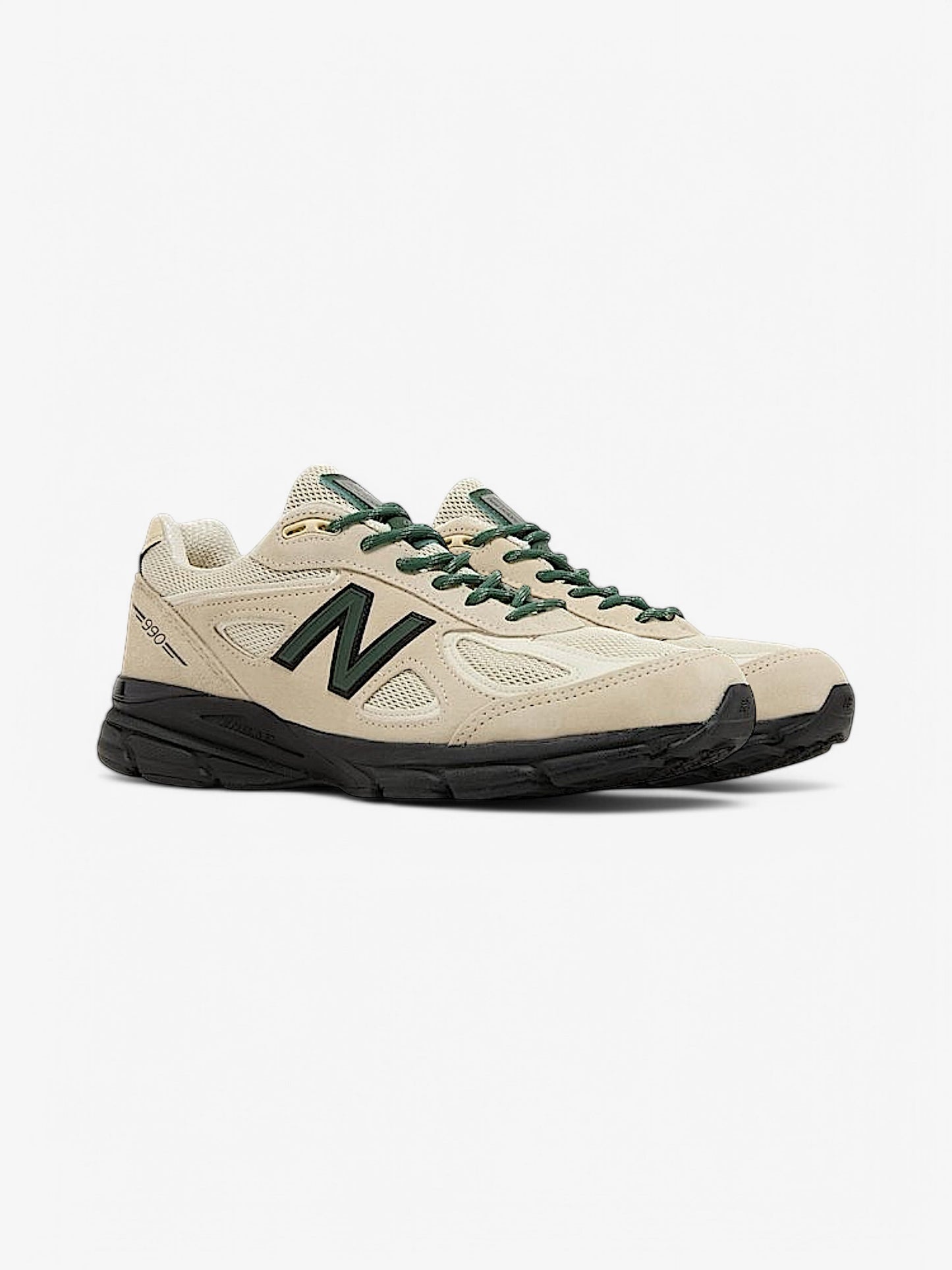 New Balance 990v4 Made in USA Macadamia Nut Black