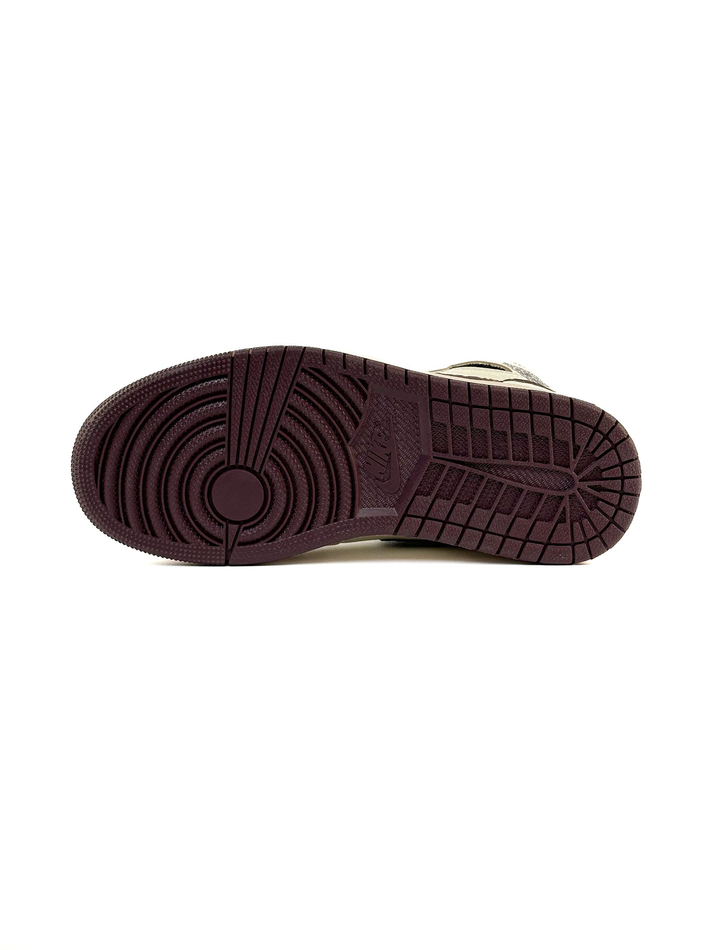 Nike Air Jordan 1 Retro Cracked Skin Beige Brown