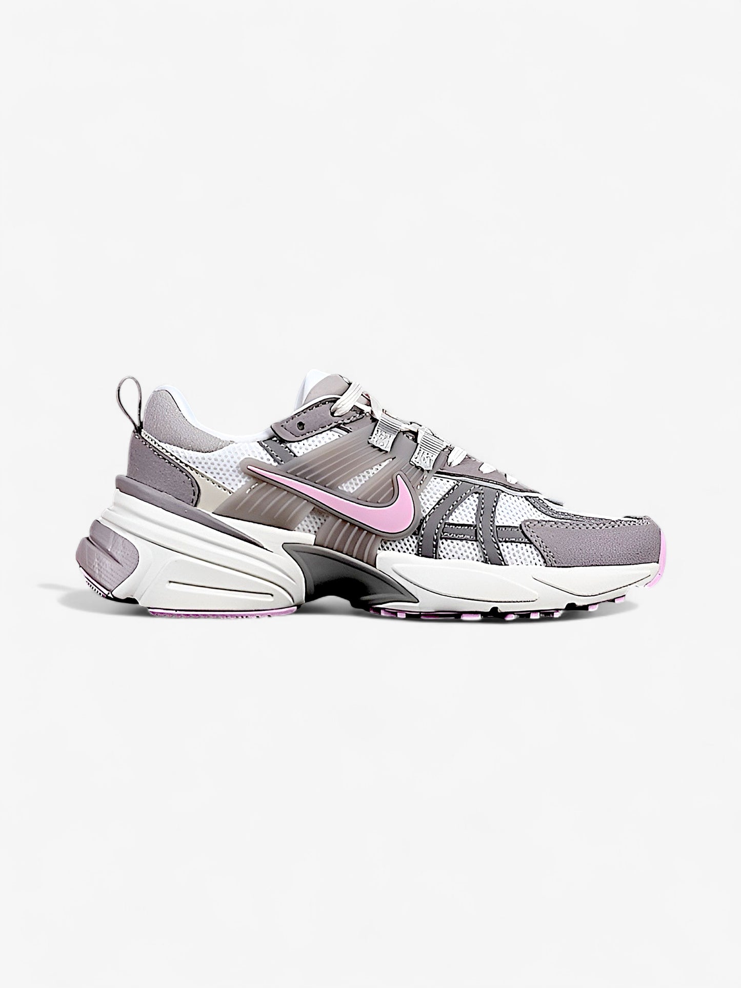 Nike V2K Run Sail Pink Foam Vast Grey