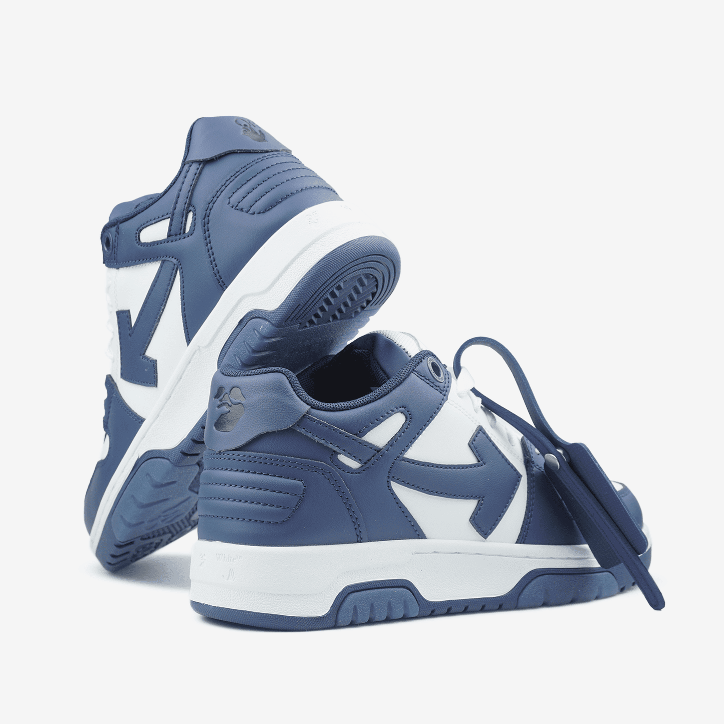 Off-White Out of Office Tops Dark Blue White