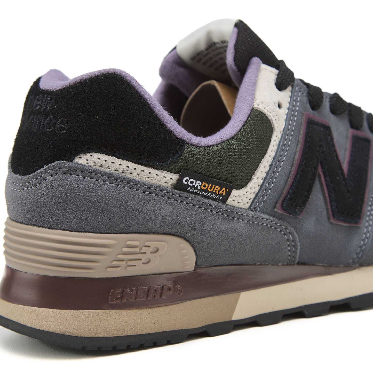 New Balance 574 Cordura Grey Black Violet