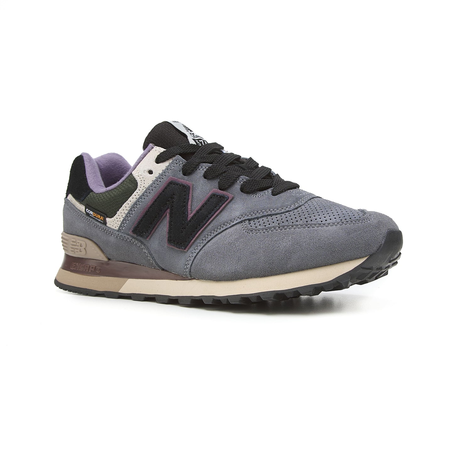 New Balance 574 Cordura Grey Black Violet
