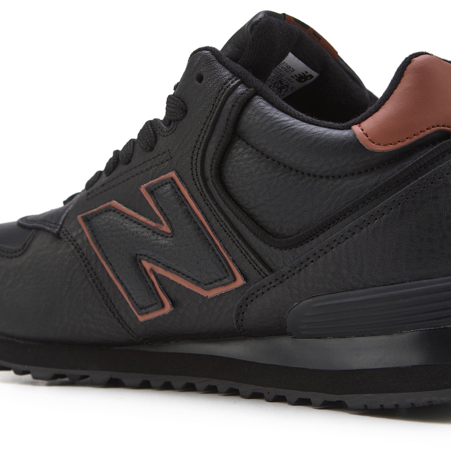 New Balance 574 Black Brown Fur