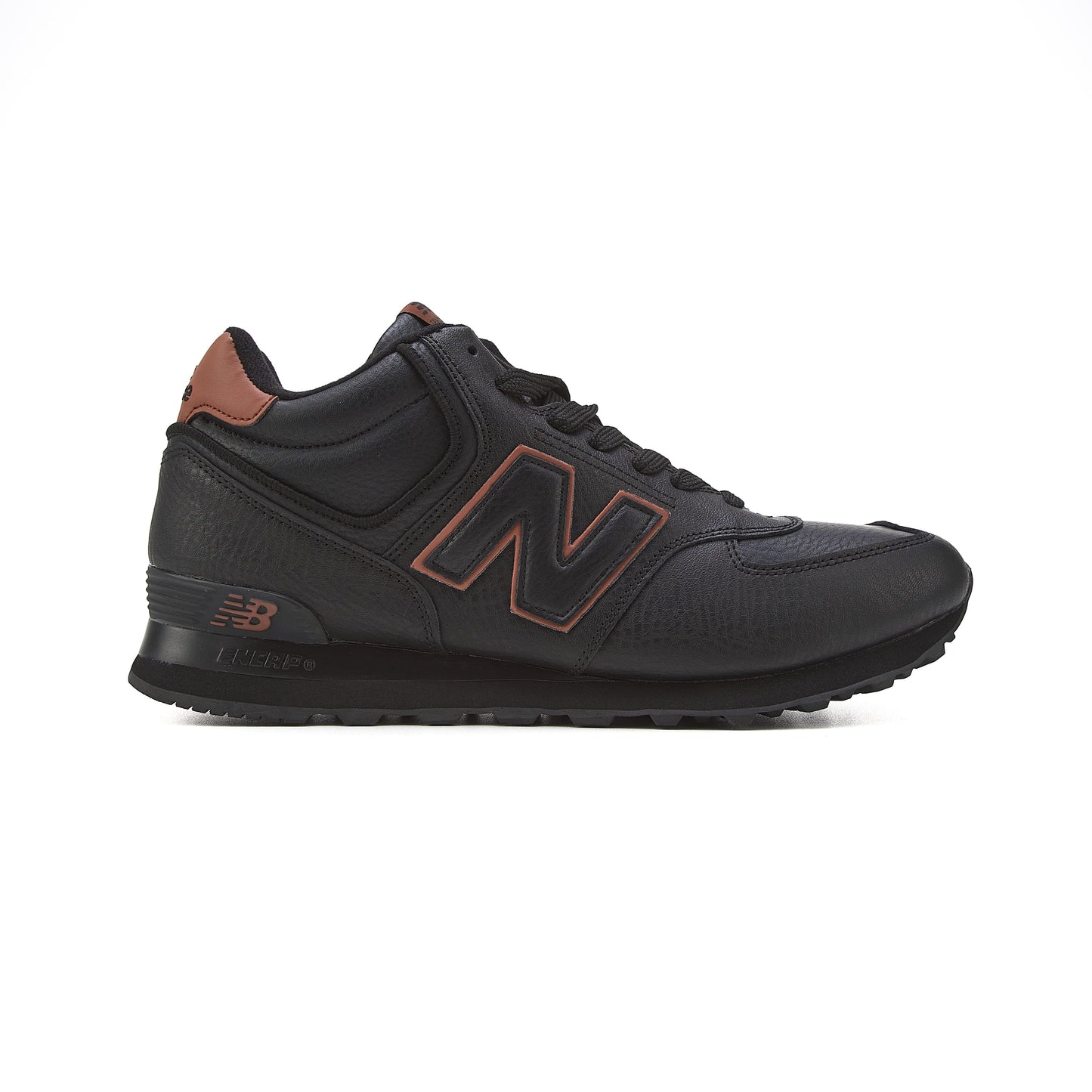 New Balance 574 Black Brown Fur