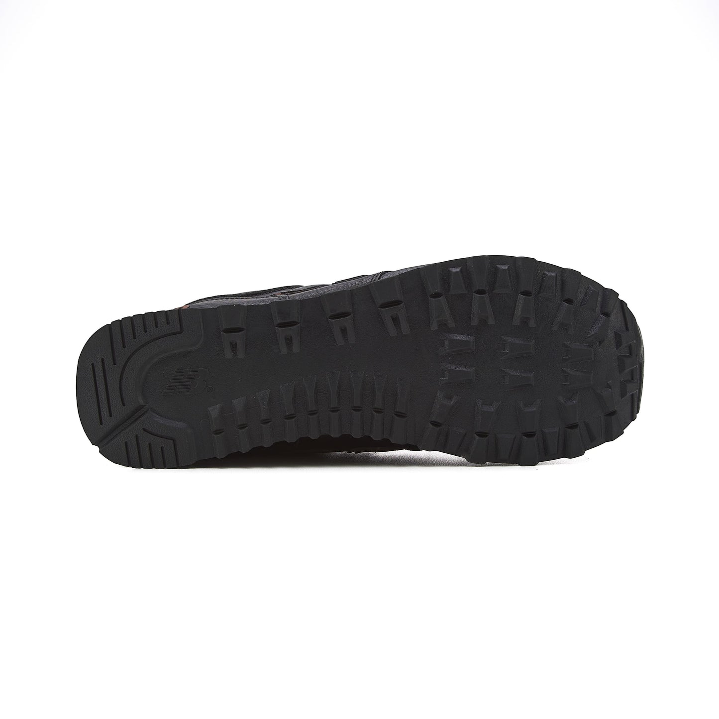 New Balance 574 Black Brown Fur