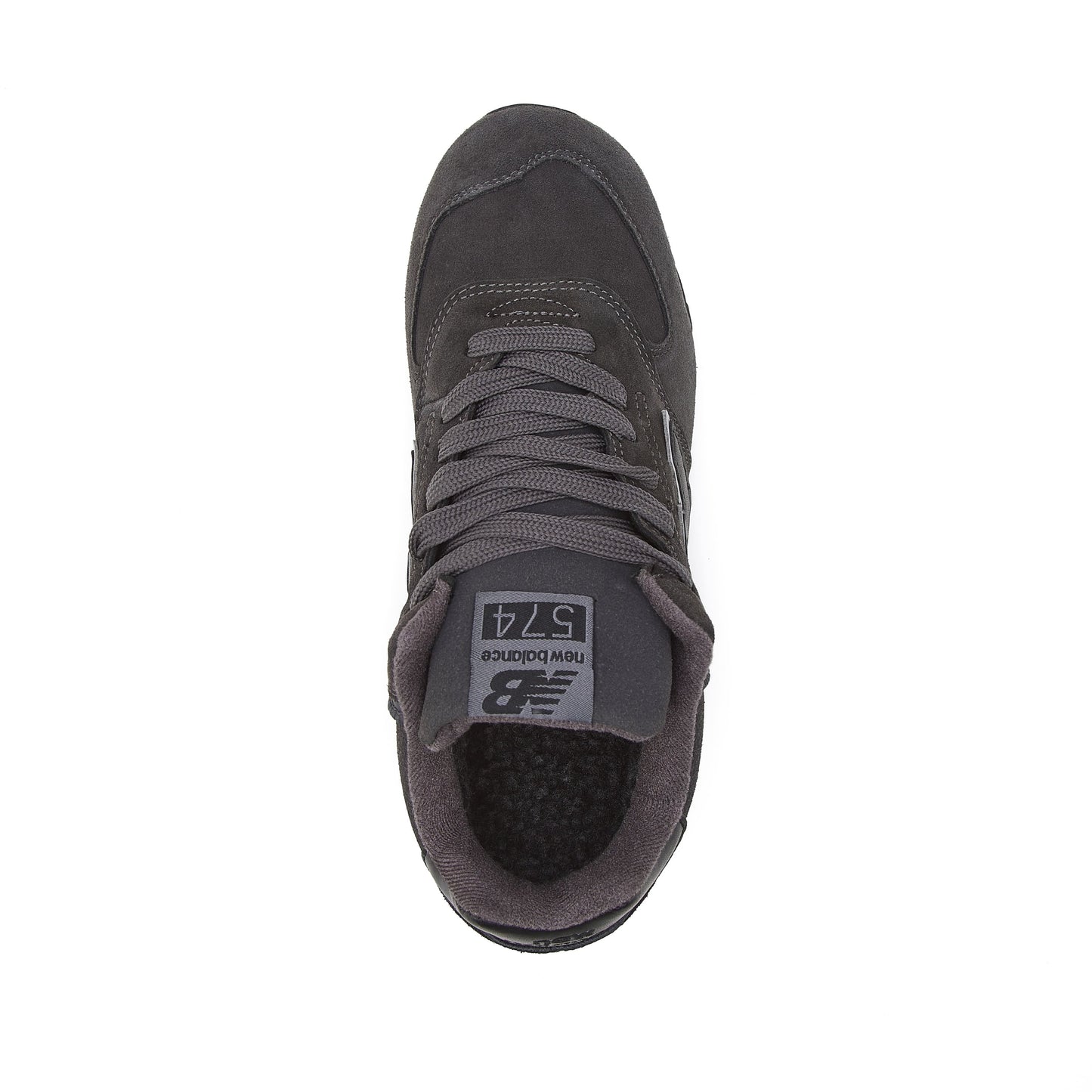 New Balance 574 Grey White Fur