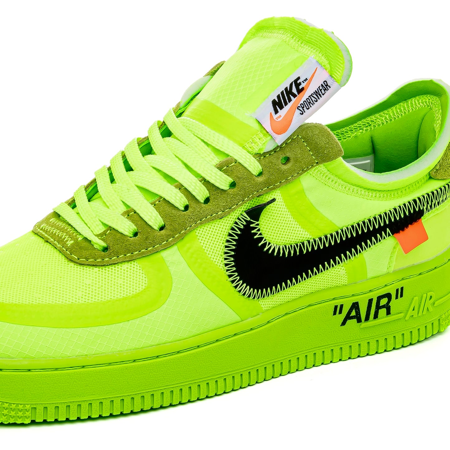 Nike Air Force x Off White 1 Low Green