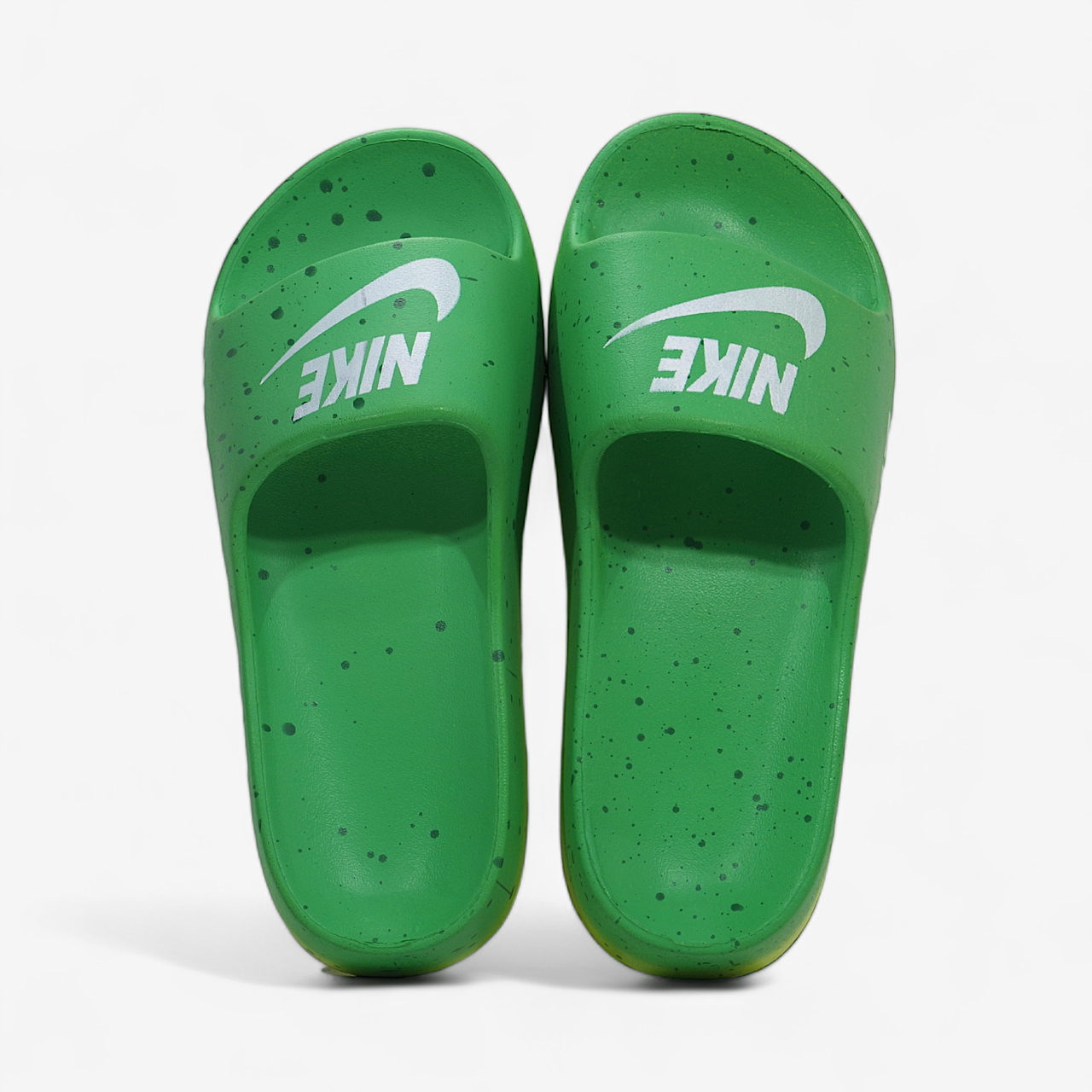 Nike Slides Green Yellow