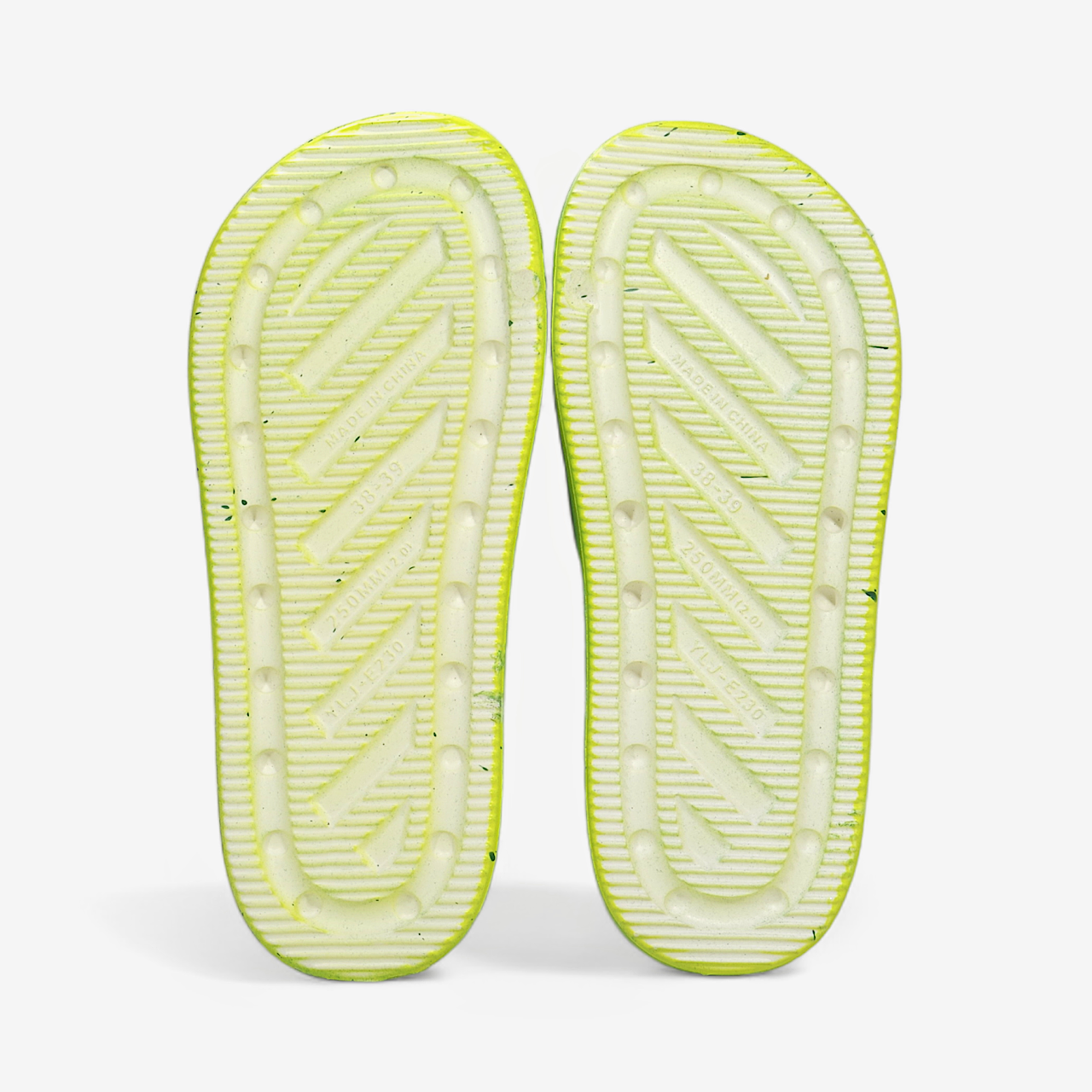 Nike Slides Green Yellow