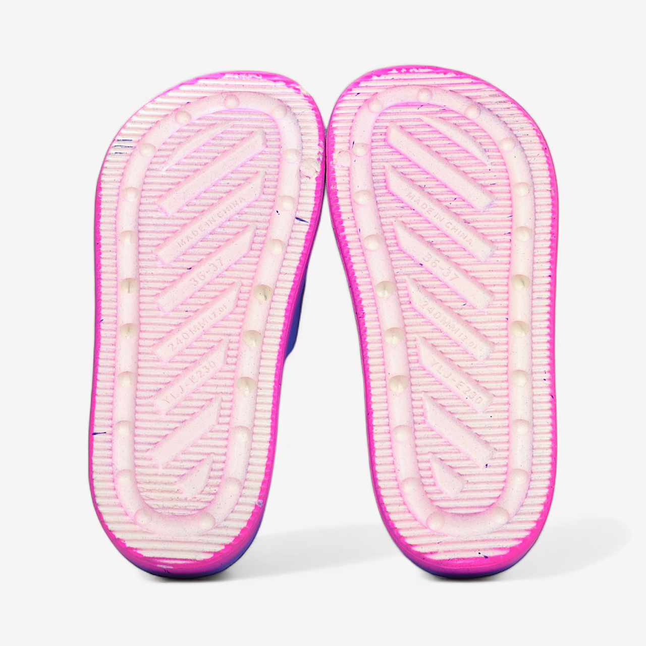 Nike Slides Blue Pink