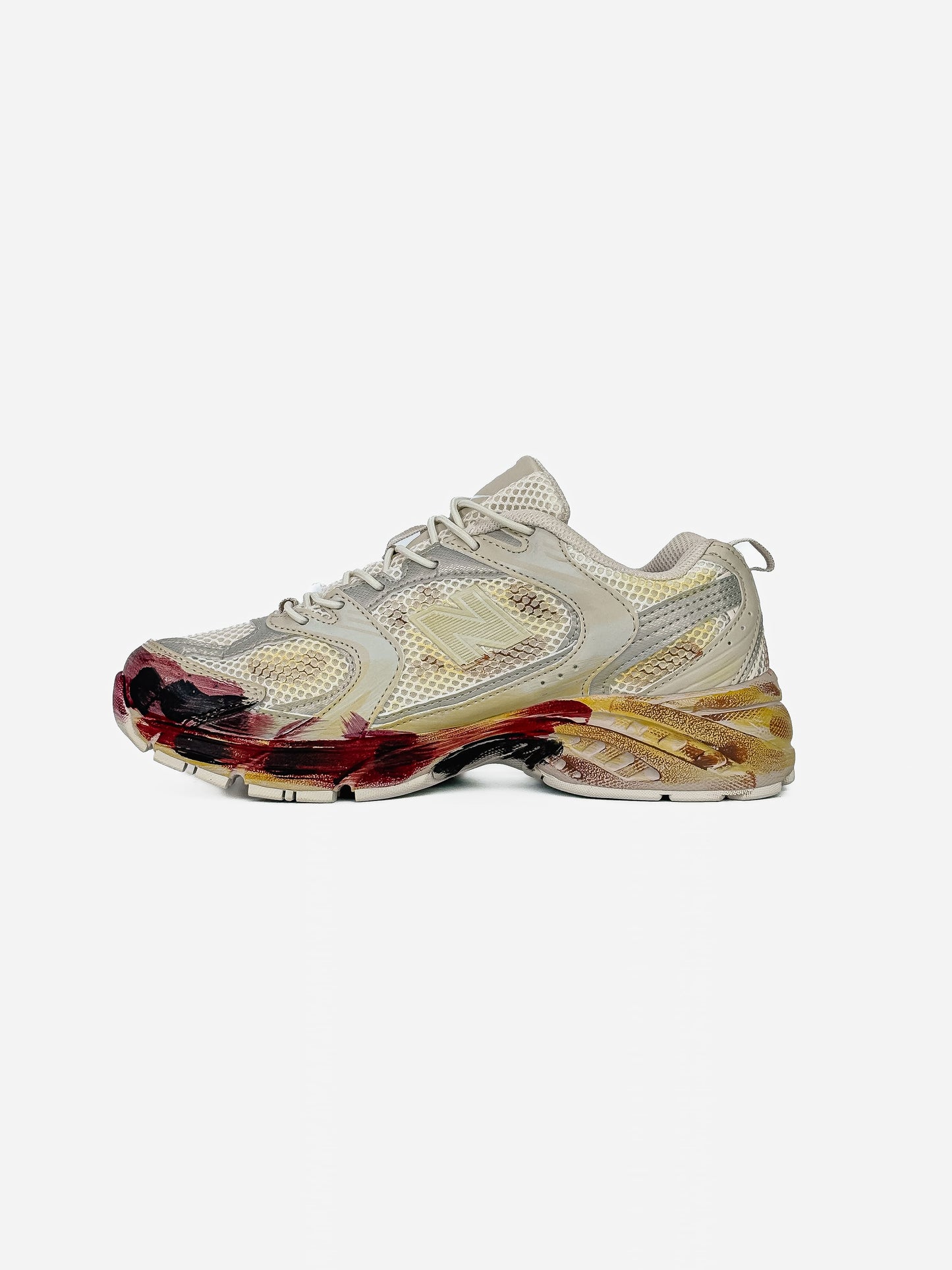 New Balance 530 Custom Edition Beige Red