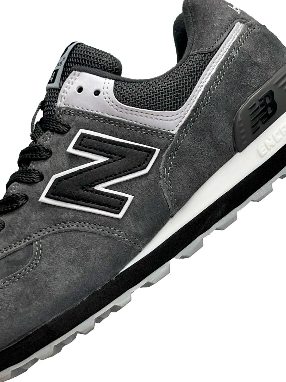 New Balance 574 Grey White Reflective