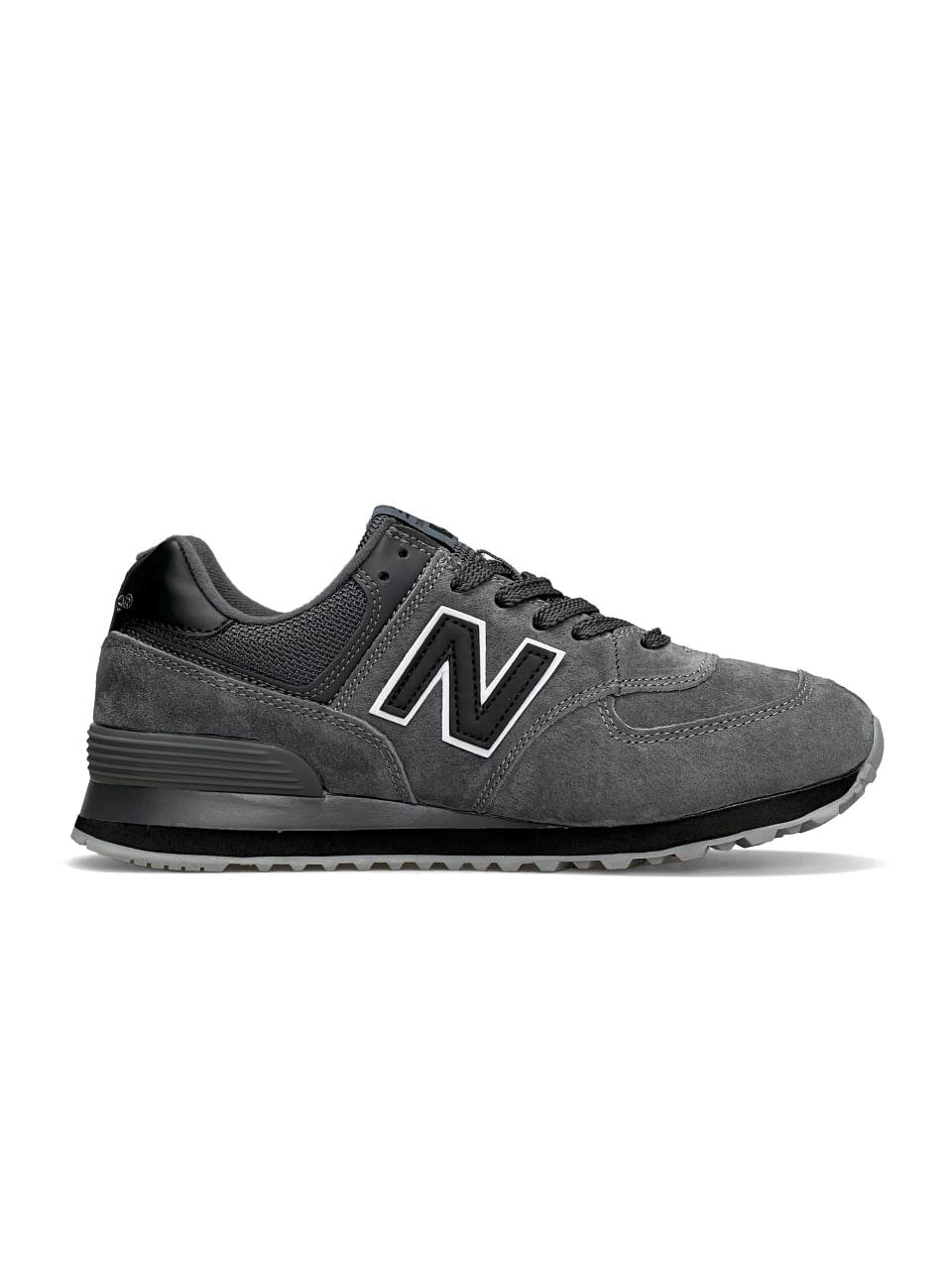 New Balance 574 Dark Grey Black