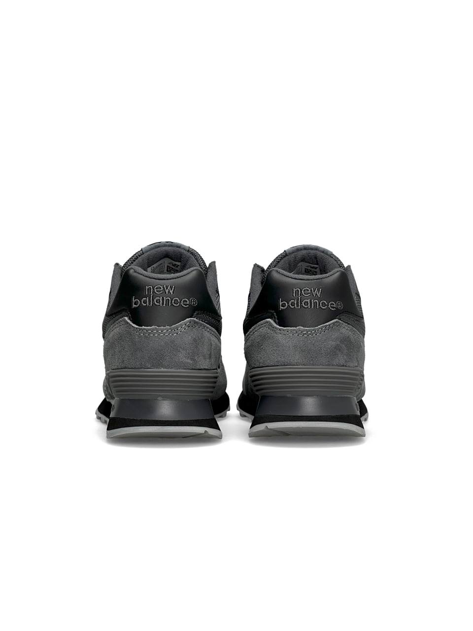 New Balance 574 Dark Grey Black