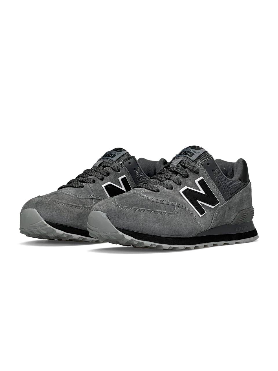 New Balance 574 Dark Grey Black