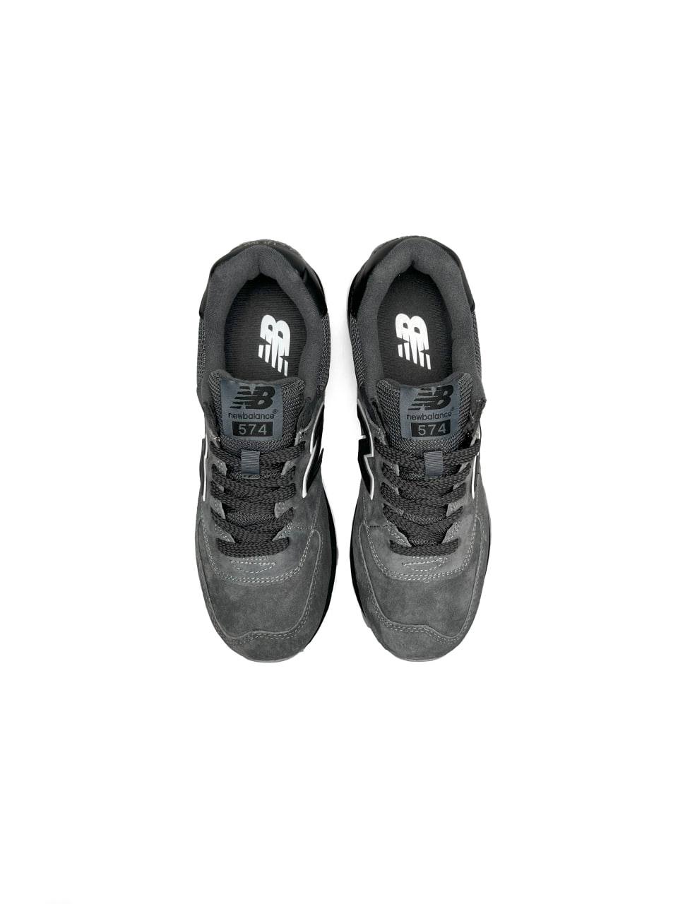 New Balance 574 Dark Grey Black