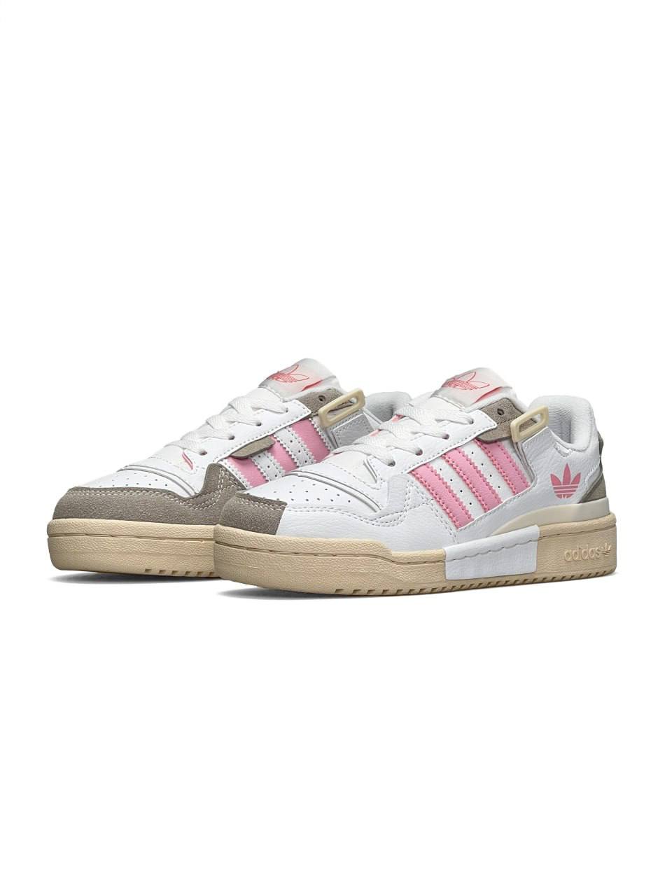 Adidas Forum Low White Pink Grey