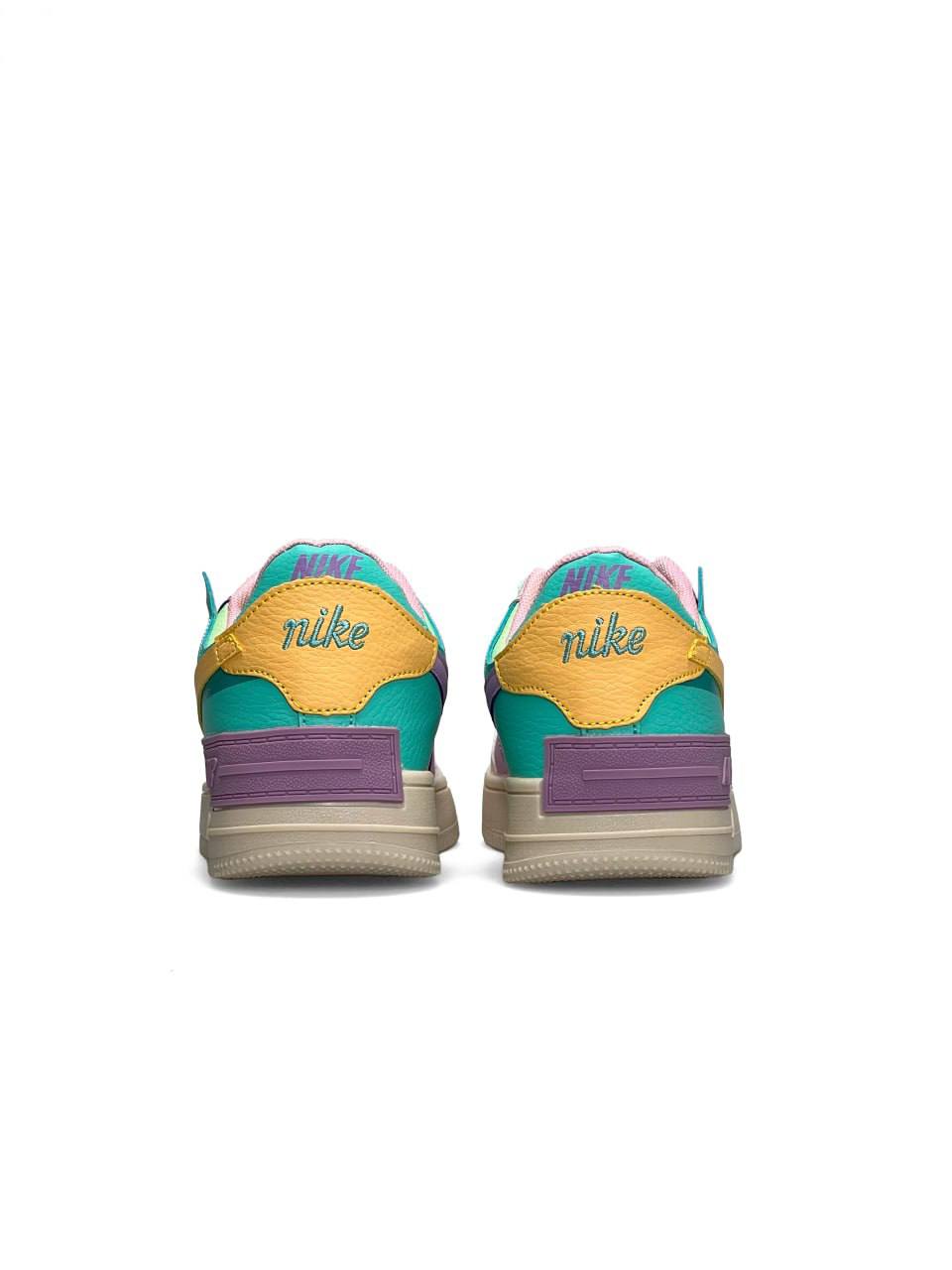 Nike Air Force 1 Shadow Turquoise Yellow