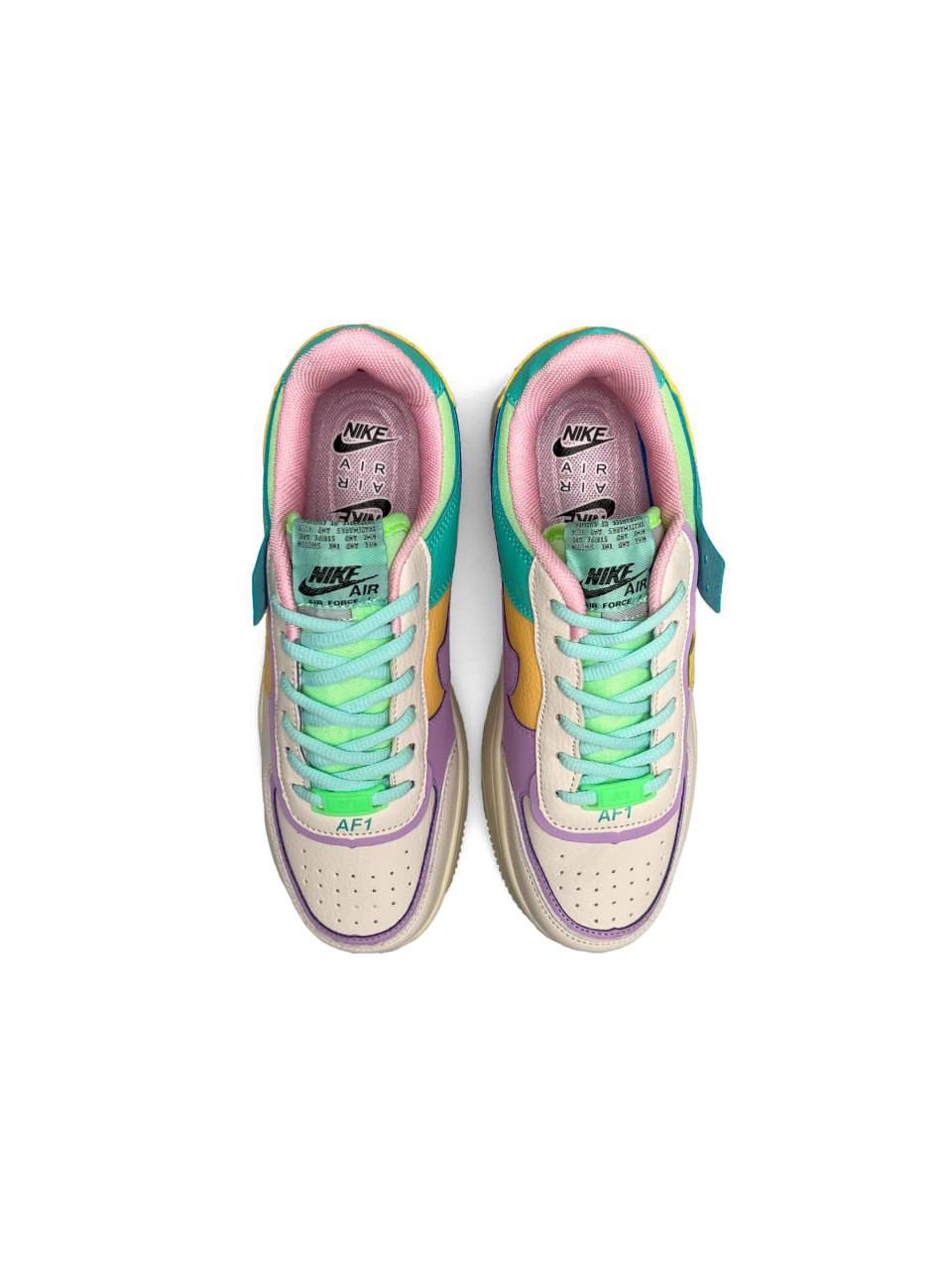 Nike Air Force 1 Shadow Turquoise Yellow