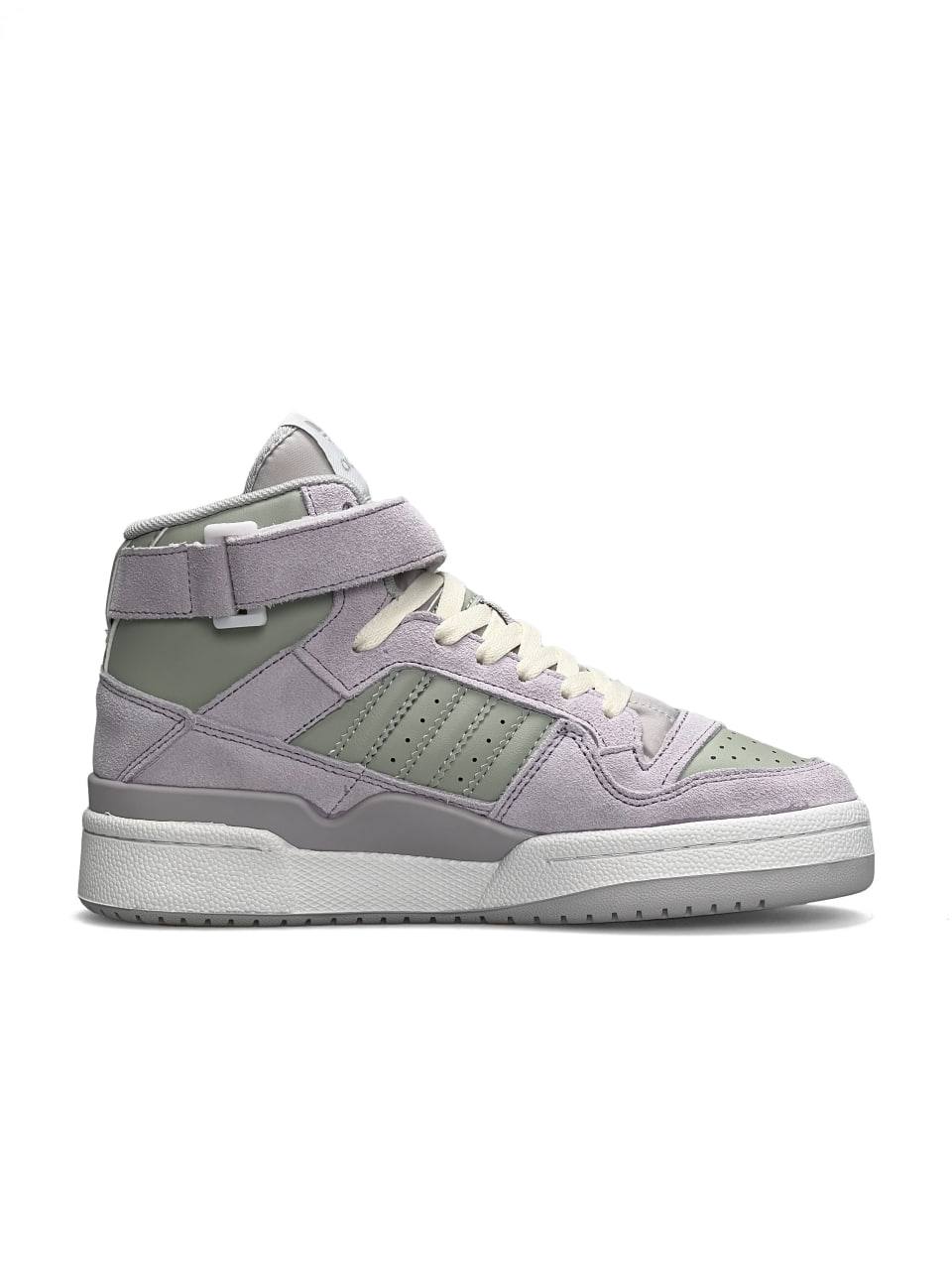 Adidas Forum Mid Grey Suede Olive