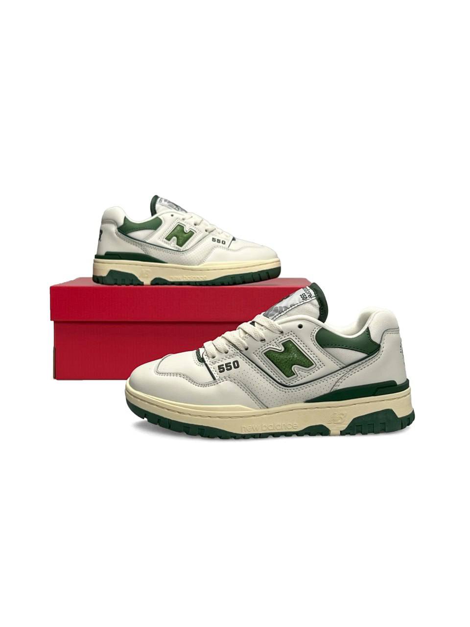 New Balance 550 Green White Summer