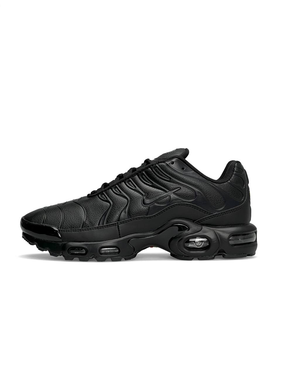 Nike Air Max TN Plus All Black Leather – - Main Image