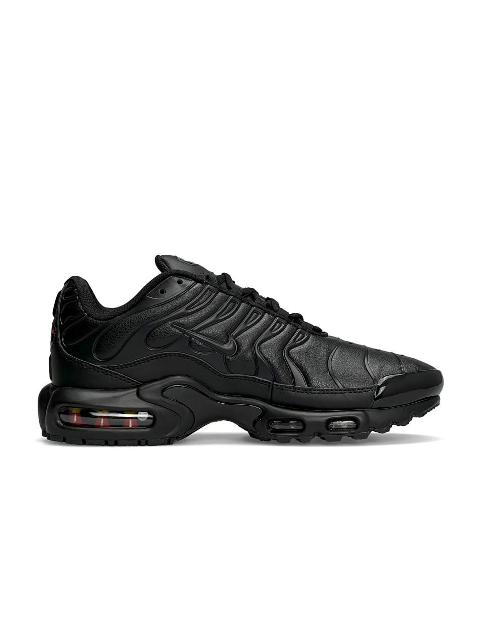 Nike Air Max TN Plus All Black Leather