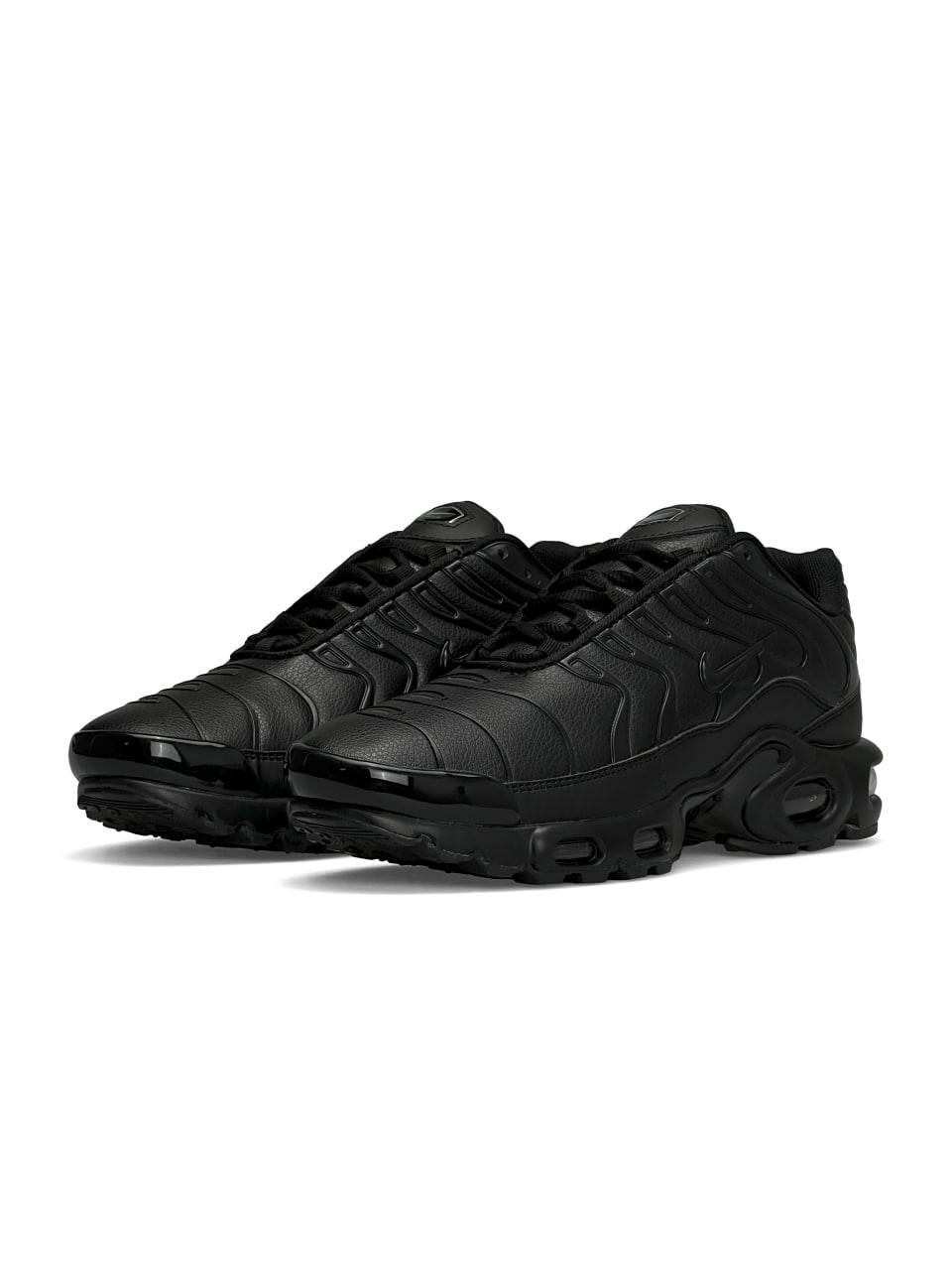 Nike Air Max TN Plus All Black Leather
