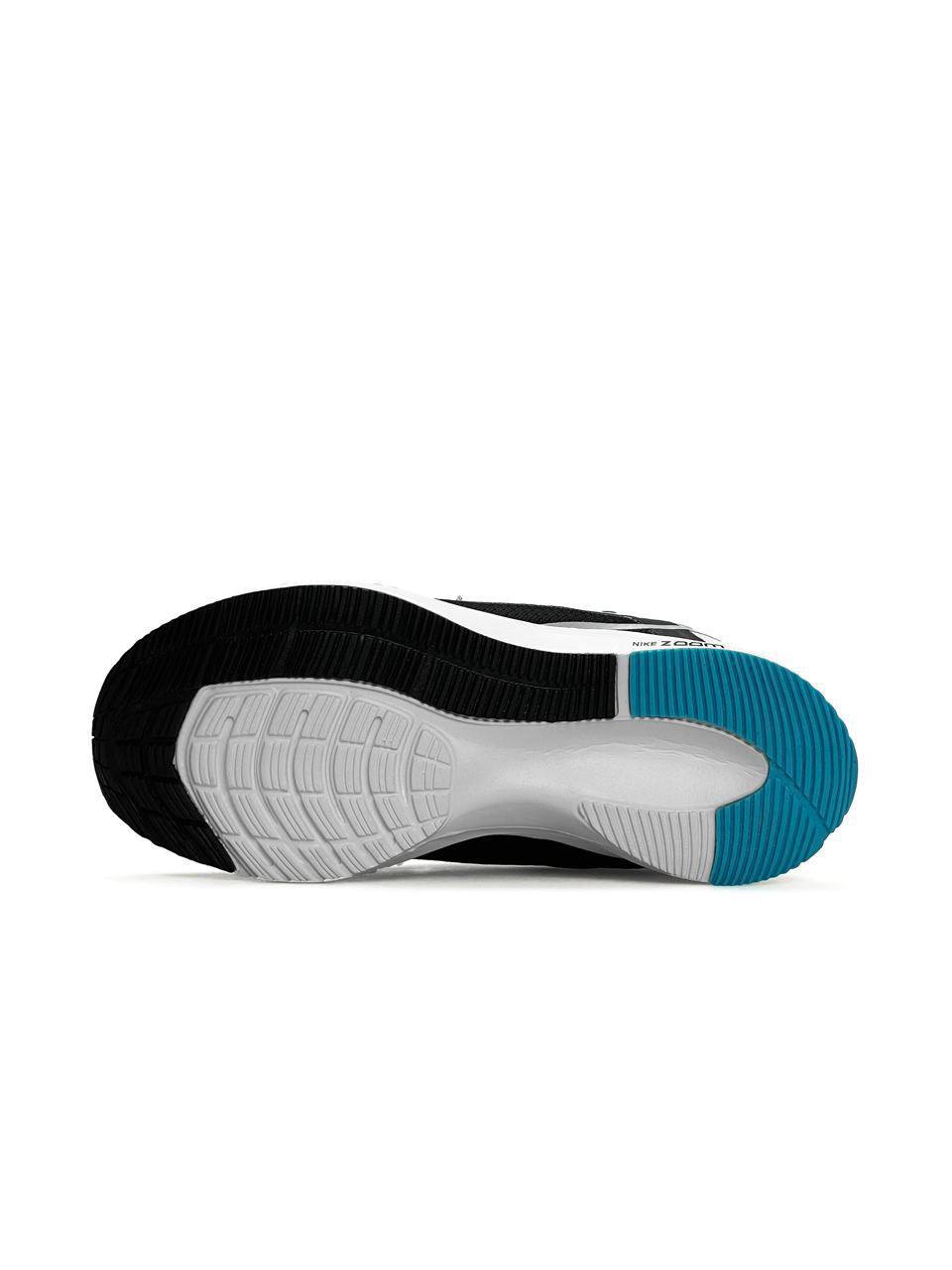 Nike Air Zoom X Run Black White Blue