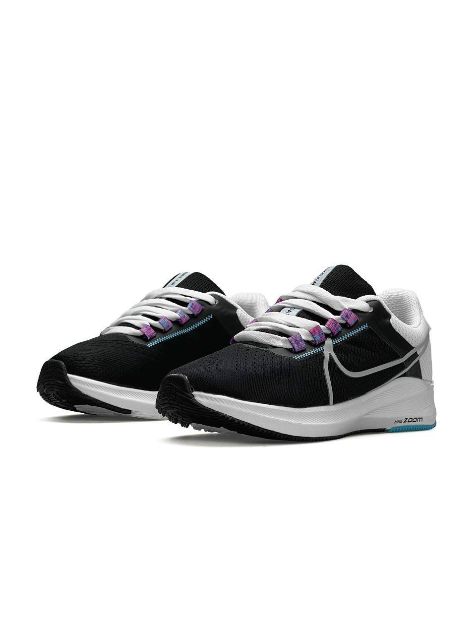 Nike Air Zoom X Run Black White Blue