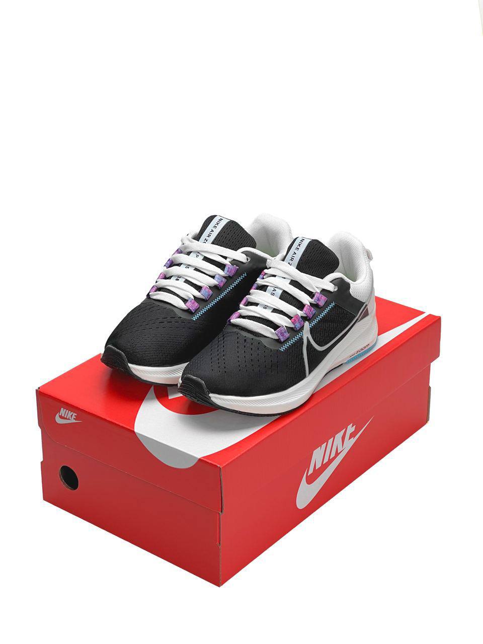 Nike Air Zoom X Run Black White Blue