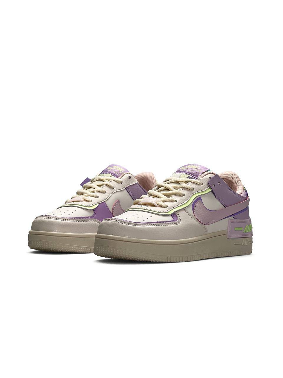 Nike Air Force 1 Shadow Beige Violet