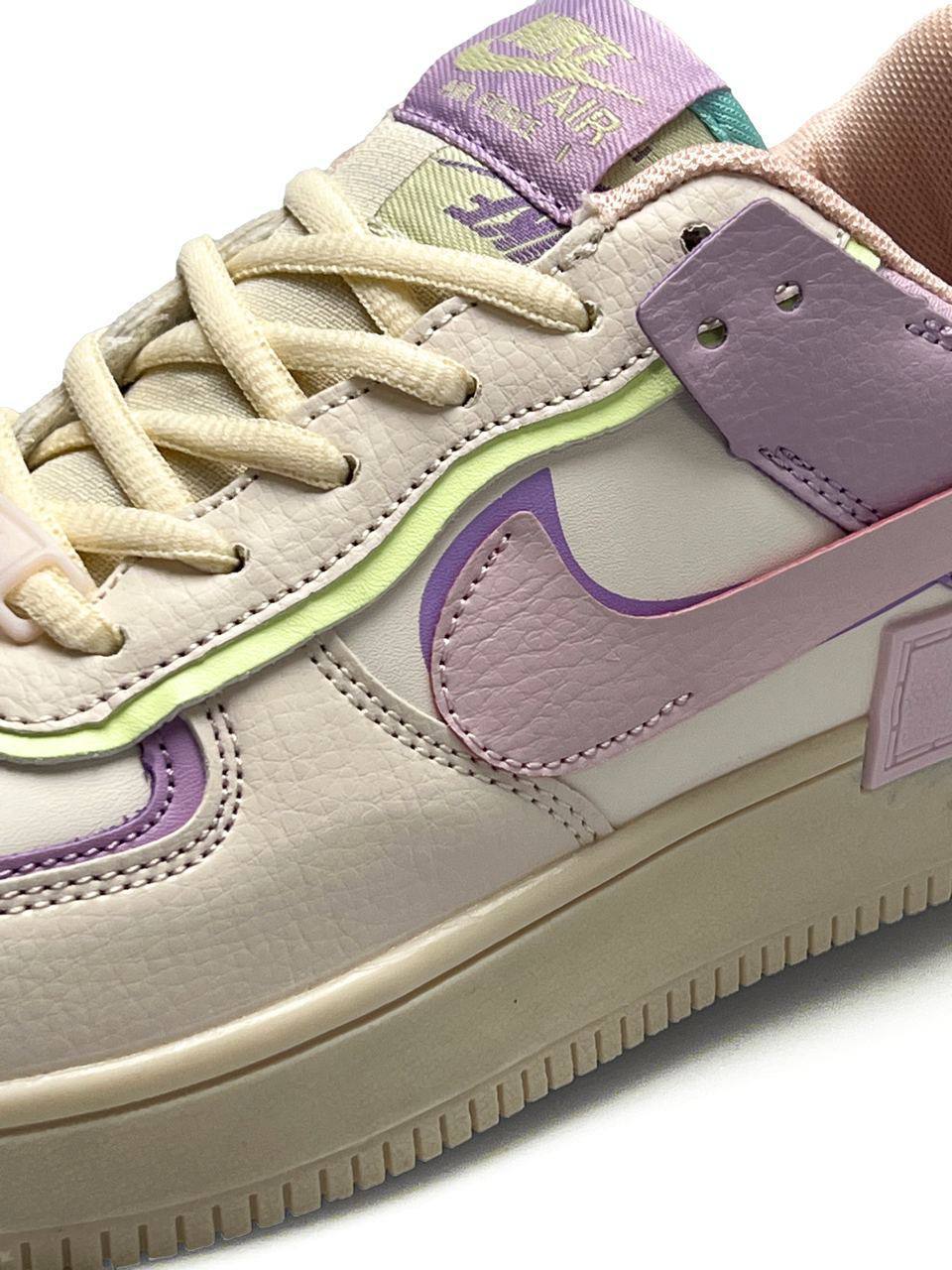 Nike Air Force 1 Shadow Beige Violet